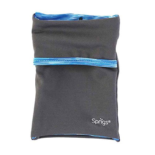 Sprigs Banjees 2 Pocket Wrist Wallet - Secure Wrist Band for Cash, Cards & ID - Perfect for Travel, Running, Hiking & Outdoor Activities