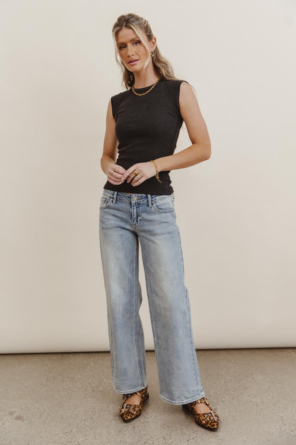 Andrea Women's Straight Leg Jeans - Classic Stretch Denim Pants for Casual Wear & Everyday Comfort | Office, Weekend, Date Night Outfits