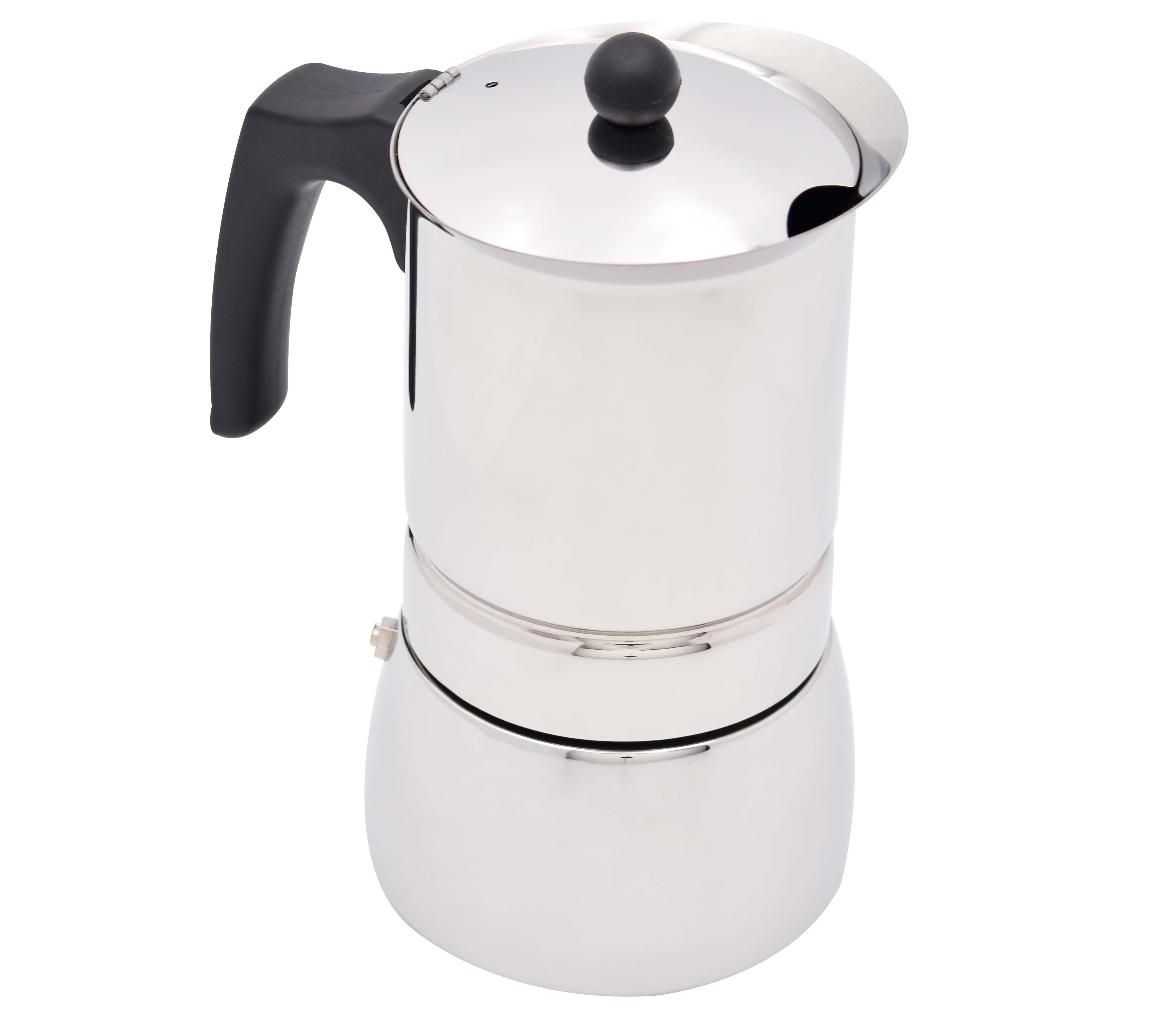 Magefesa 6-Cup Greek Coffee Maker – Stovetop Espresso Brewer for Rich & Authentic Coffee – Perfect for Home, Office, or Camping Use