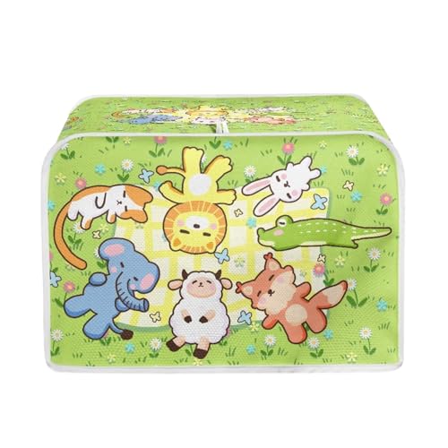 Cartoon Cat Lamb Animal-Green