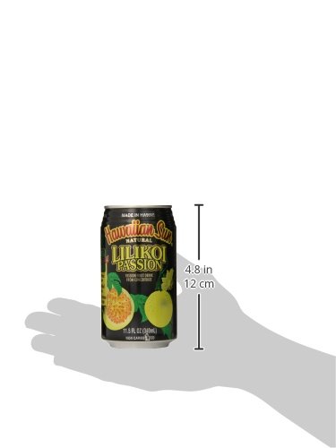 Hawaiian Sun Lilikoi Passion Fruit Juice Drink - 11.5 Fl Oz (Pack of 24) | Tropical Flavored Beverage for Breakfast, Snacks & Parties | Refreshing Hawaiian-Inspired Drink
