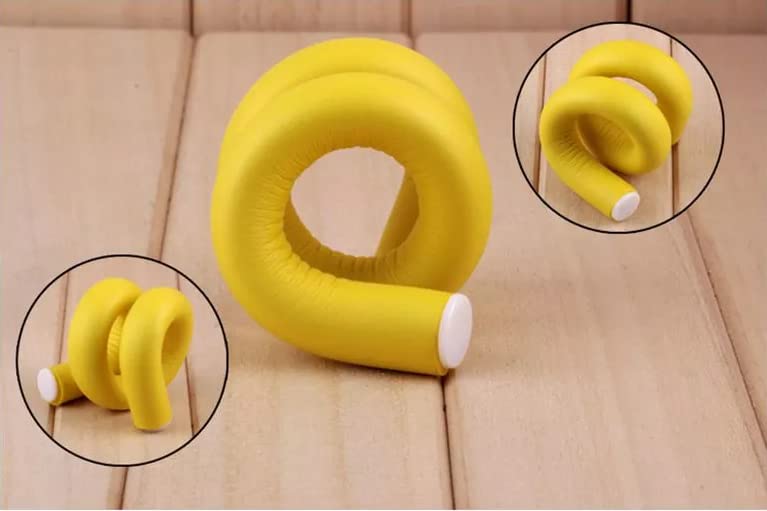 Nyamah Soft Foam Twist Flexi Rods Hair Curler Set - 6 PCS Multicolor Hair Rollers for DIY Styling, Curling Sticks for Natural Waves & Curls - Perfect for Home, Salon, and Travel Hair Care