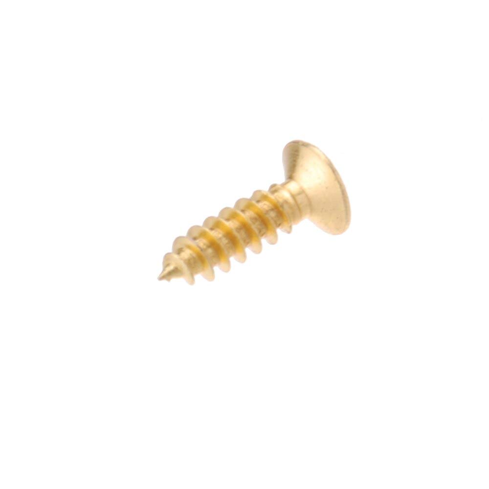 50 Gold Plated 3mm Screws for Fender Strat/Tele Electric Guitar Pickguard & Scratchplate - Premium Guitar Parts & Accessories for DIY Repairs and Upgrades