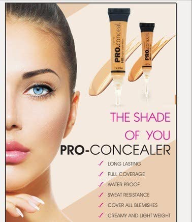 HD Liquid Concealer for Wheatish Skin - Flawless Coverage & Natural Finish | Perfect for Daily Makeup, Contouring & Under Eye Brightening