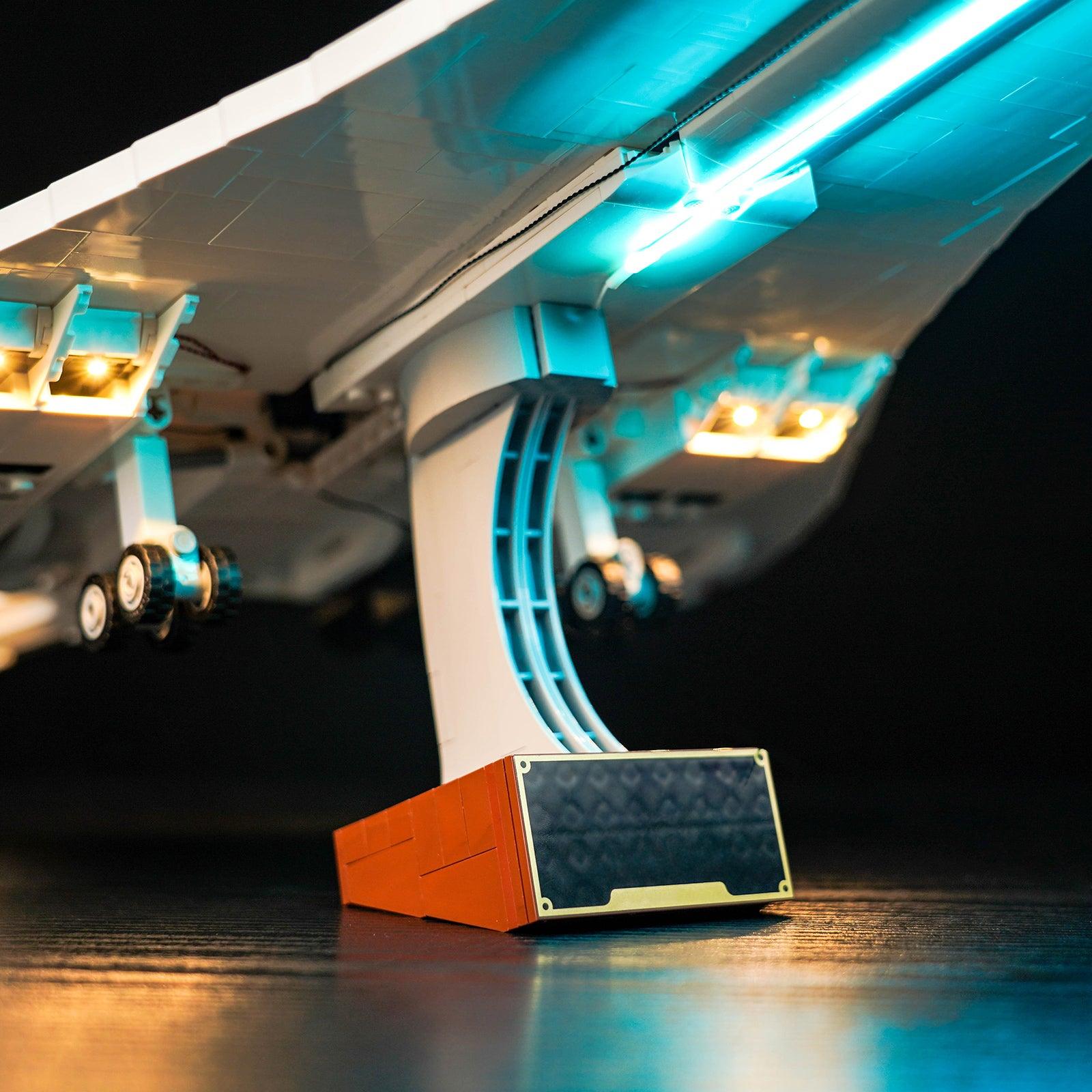 LED Lights Kit for Lego Concorde Icons 10318 - Enhance Your Model with Realistic Lighting Effects | Perfect for Display & Nighttime Play