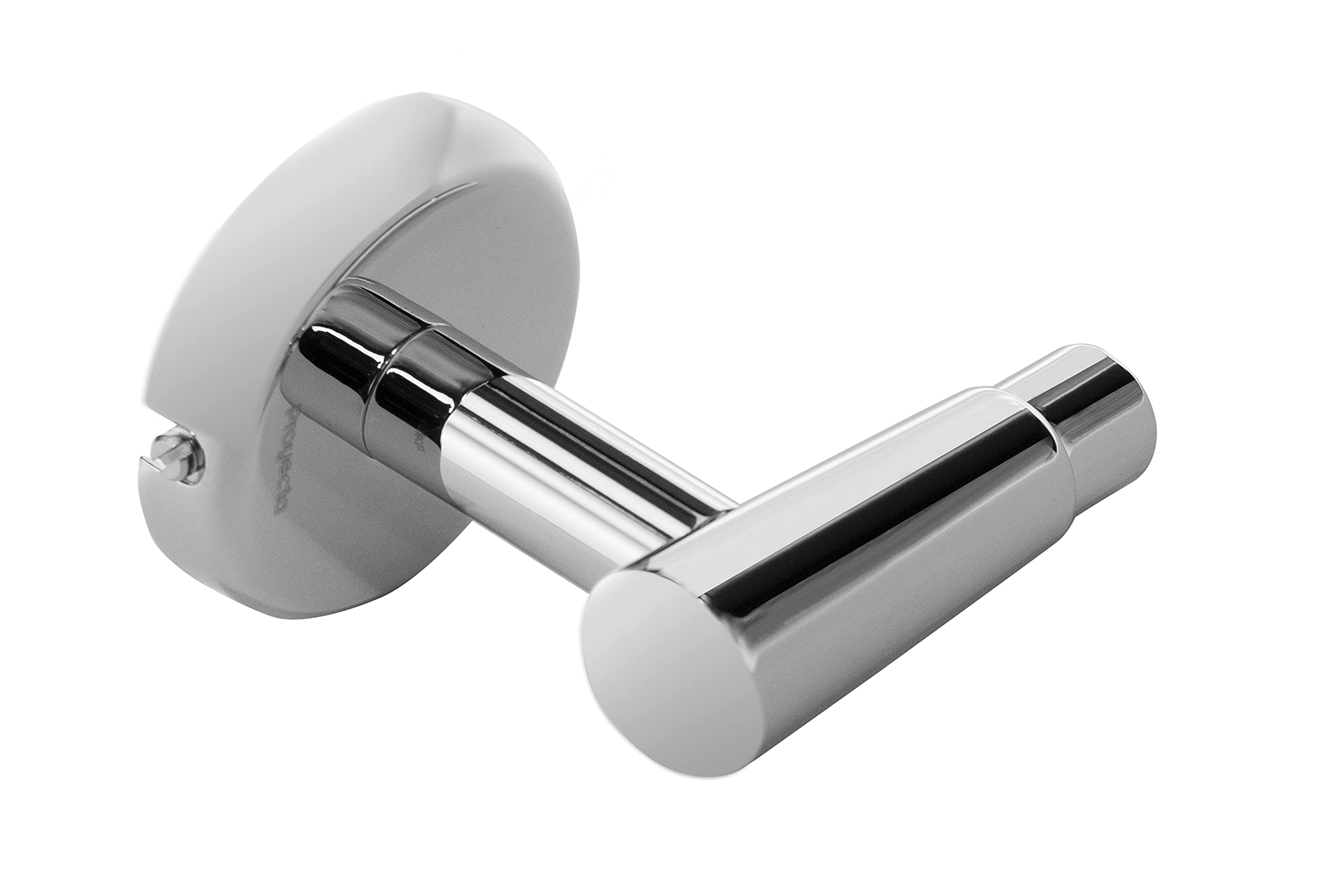HELVEX Deco Collection Robe Hook - Polished Chrome Bathroom Towel Holder & Hardware (UDC-06-PC) - Perfect for Bathroom, Spa, and Locker Room Organization
