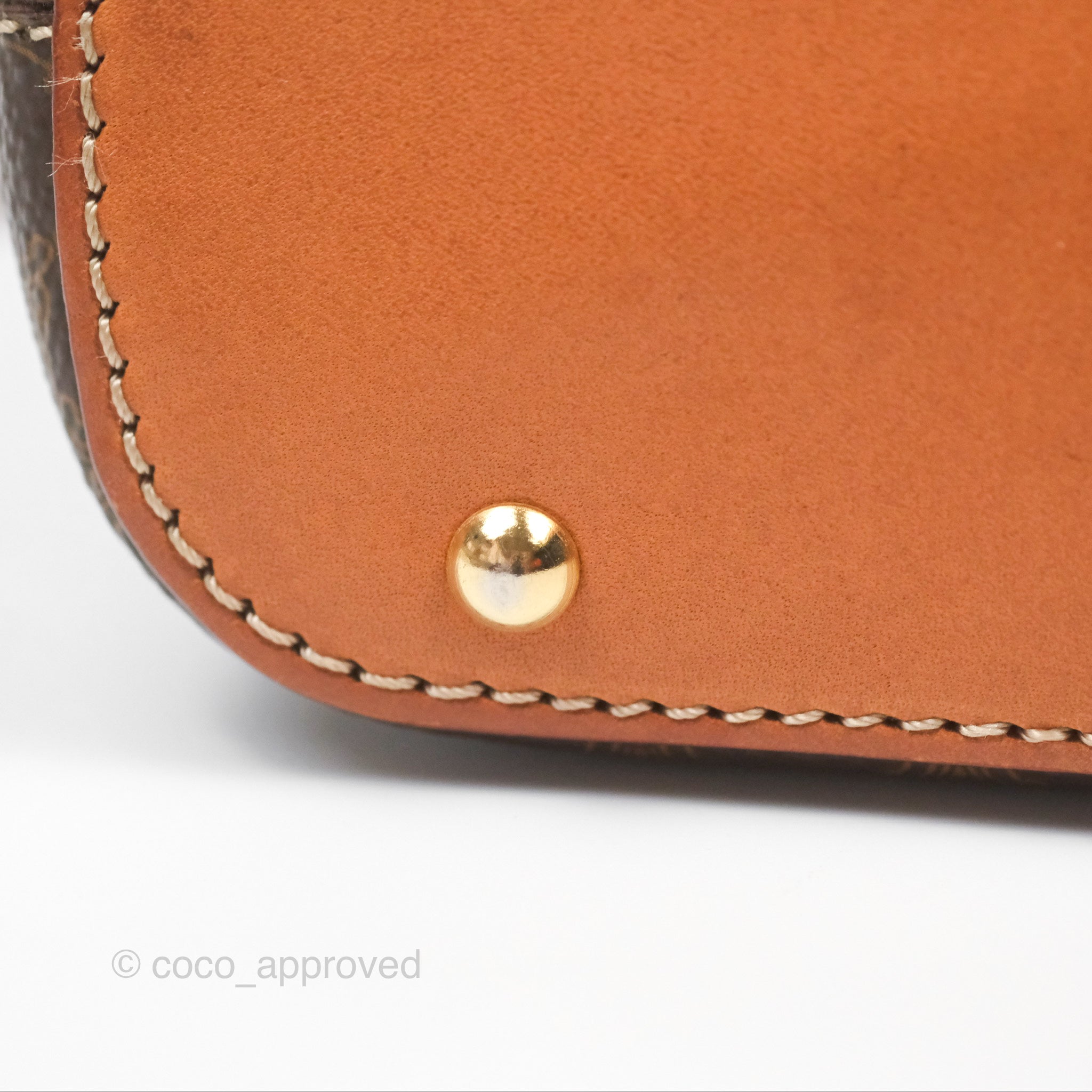 Vintage Celine Macadam Top Handle Handbag in Tan Brown - Perfect for Work, Travel & Everyday Elegance
