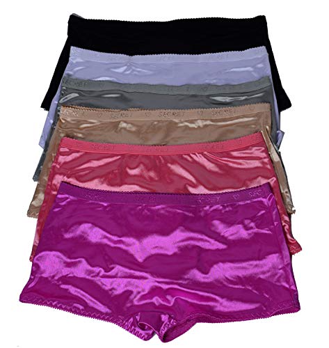 Satin Boxer - 6 Pcs - Color Varied (P961)