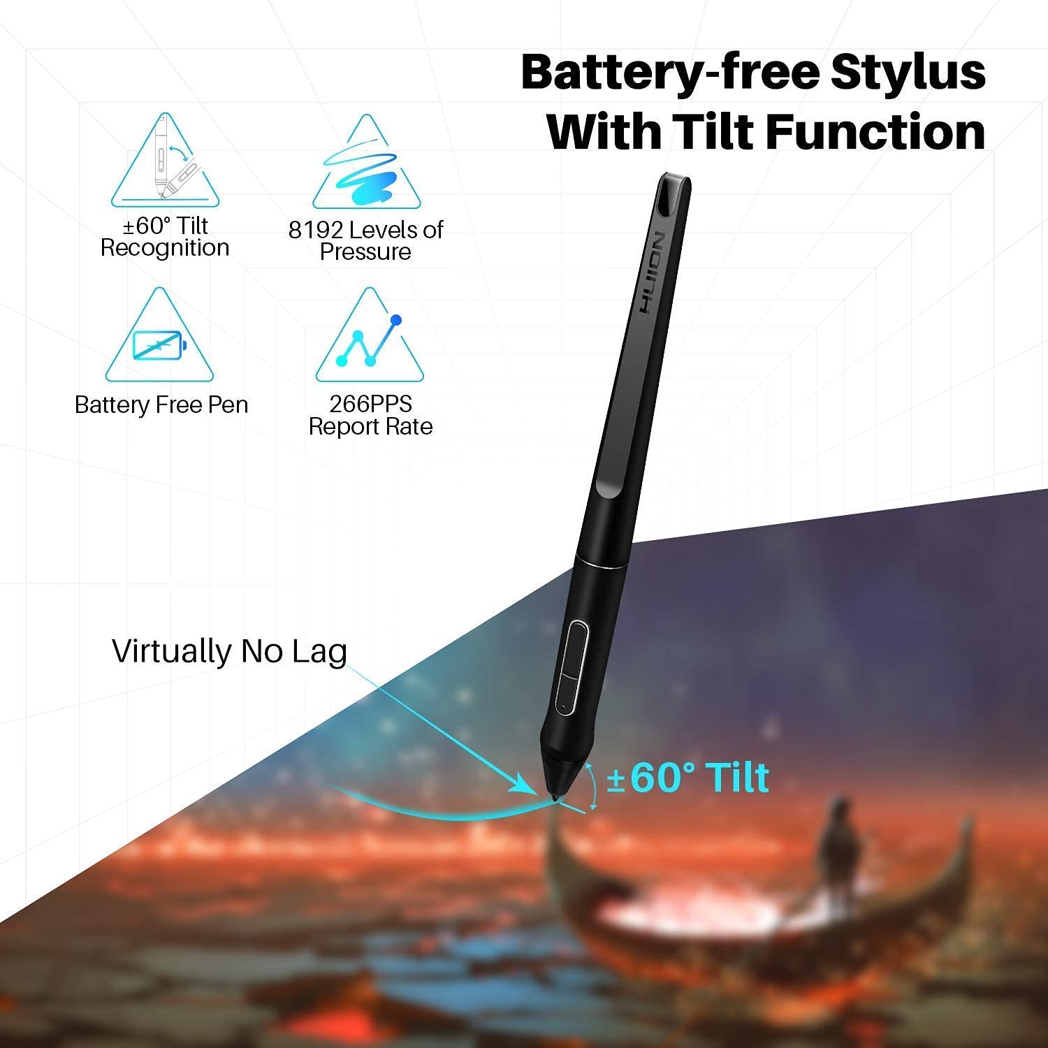 HUION Kamvas Pro 16 2.5K Drawing Tablet with Screen & Stylus - HUION Inspiroy H640P Graphics Pen Tablet for Digital Art, Animation, Design - Perfect for Artists, Illustrators & Graphic Designers (Home Studio & Office Use)