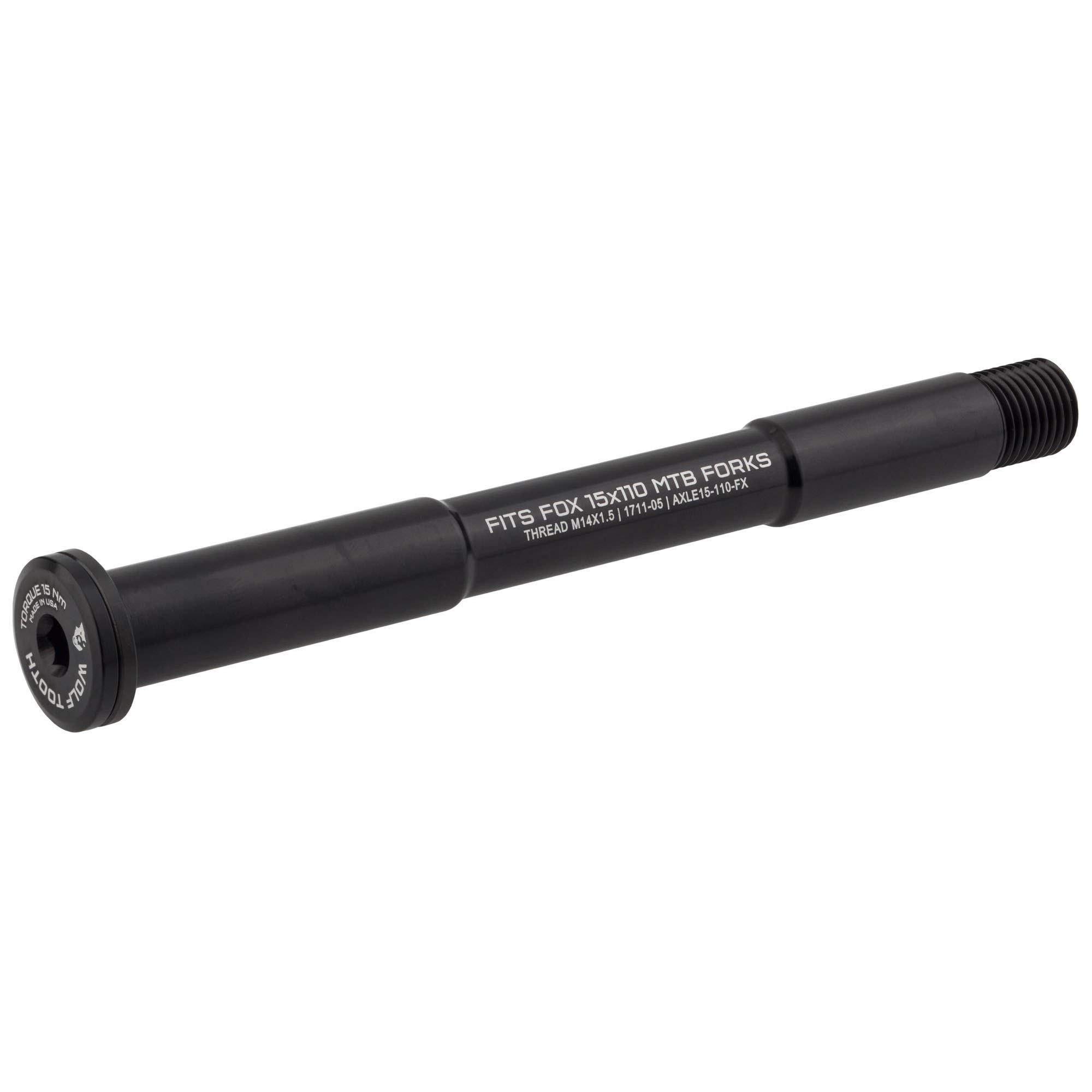 Premium Wolf Front Axle - Compatible with Fox Suspension Forks | Durable MTB & Mountain Biking Replacement Part for Enhanced Trail Performance