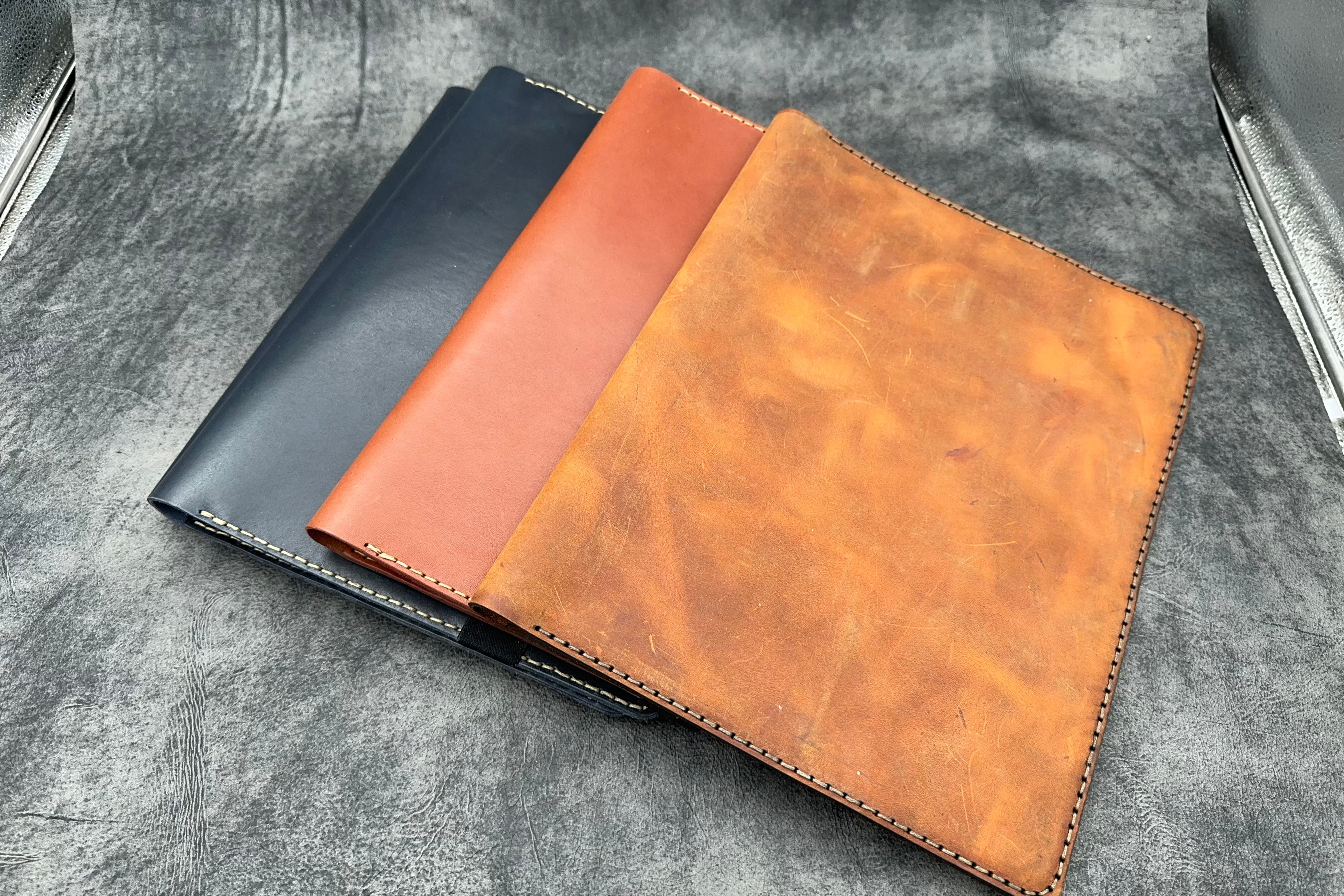 Refurbished iPad Pro 12.9 Leather Portfolio Case - A4/Letter Size Business Organizer with Multiple Color Options | Perfect for Office Meetings, Business Travel & Professional Presentations