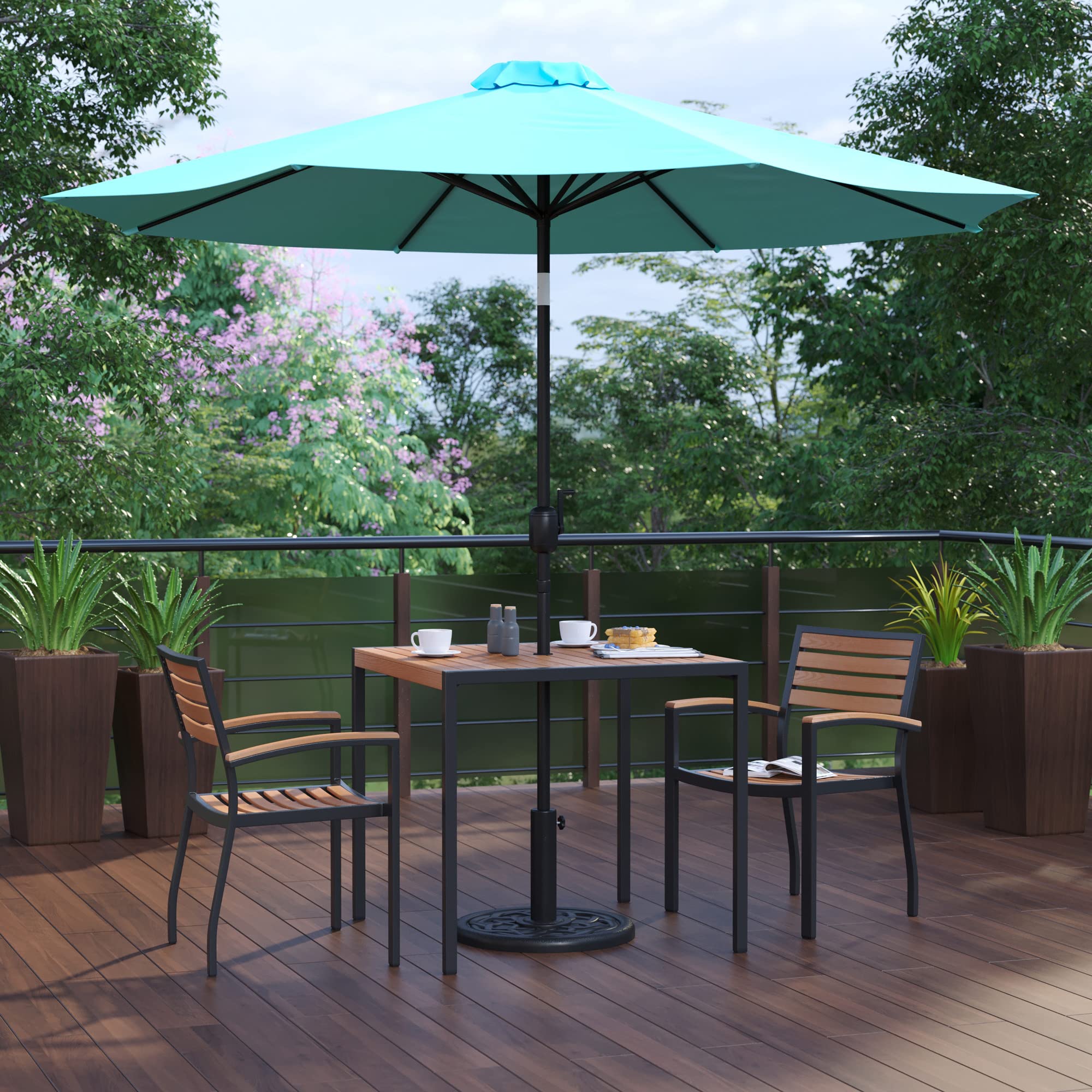 Flash Furniture 5-Piece Outdoor Patio Dining Set - 35