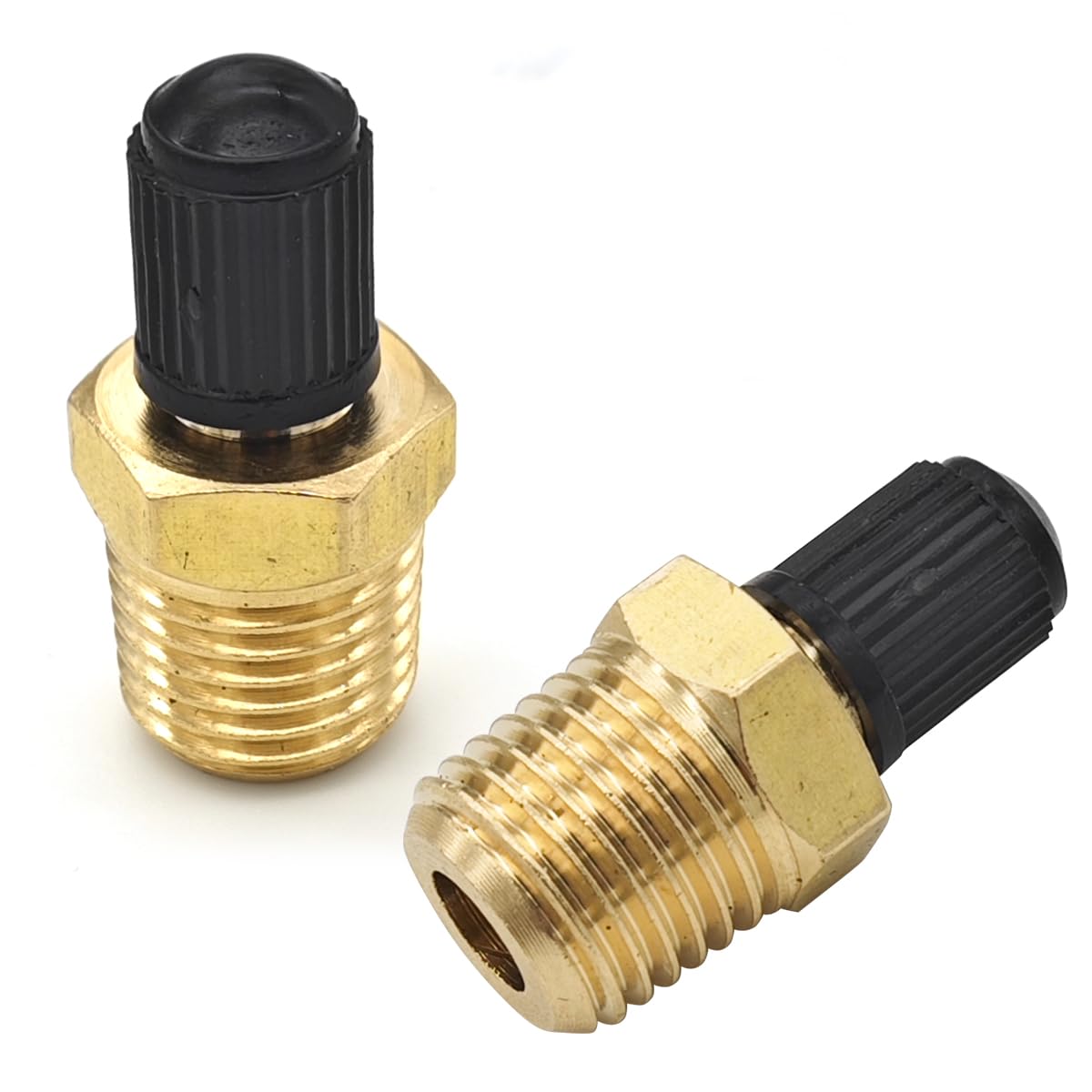 2PCS Brass Car Air Inflator Adapter - 1/4