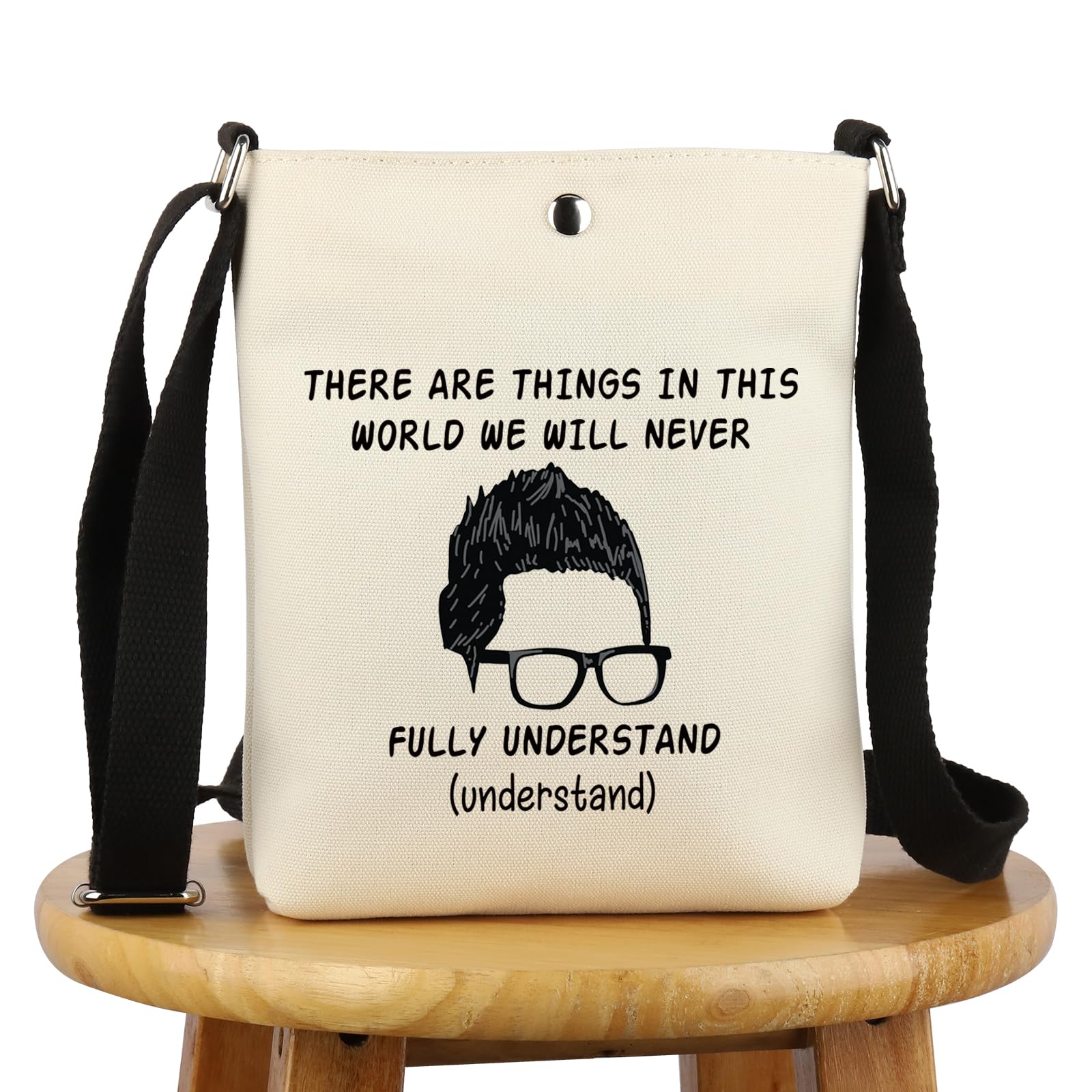 Zak Bagans 'We Will Never Fully Understand' Reusable Canvas Tote Bag - Ghost Adventures Show Merchandise for Fans, Grocery Shopping & Everyday Use