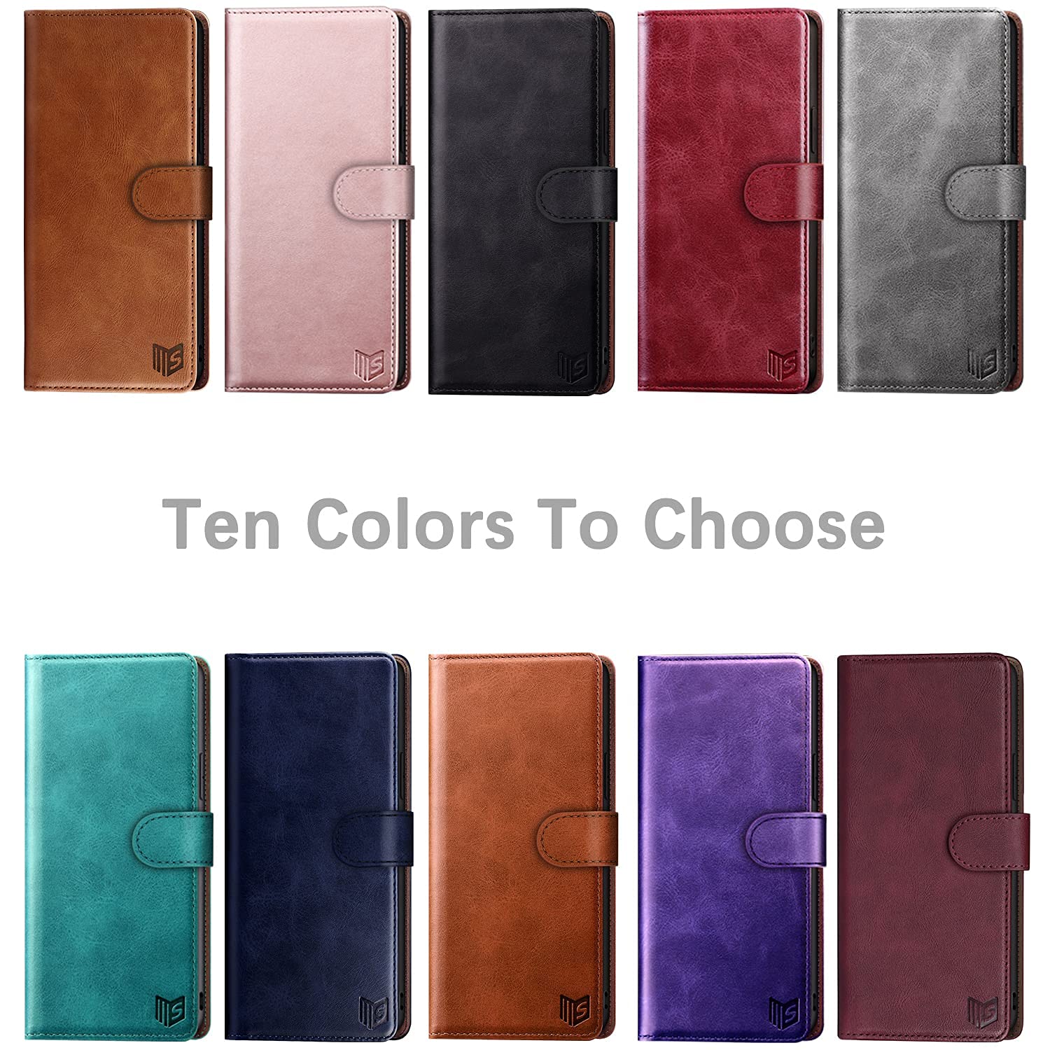 SUANPOT iPhone 13 Pro Wallet Case - RFID Blocking PU Leather Cover with Card Holder for Women & Men | Perfect for Travel & Daily Use