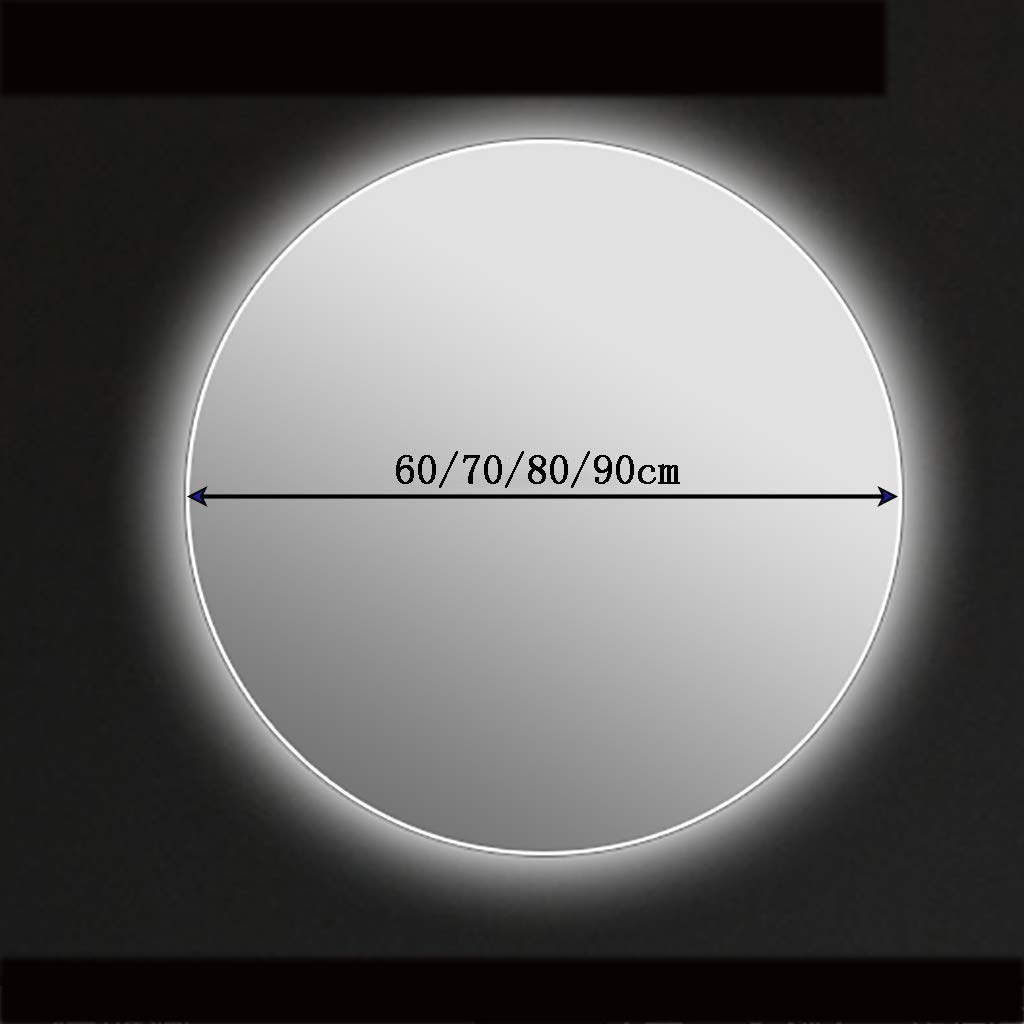 Frameless LED Bathroom Vanity Mirror with Warm White Light - Wall Mounted Lighted Mirror for Bathroom Sink, Dressing Room, Bedroom & Living Room Decor