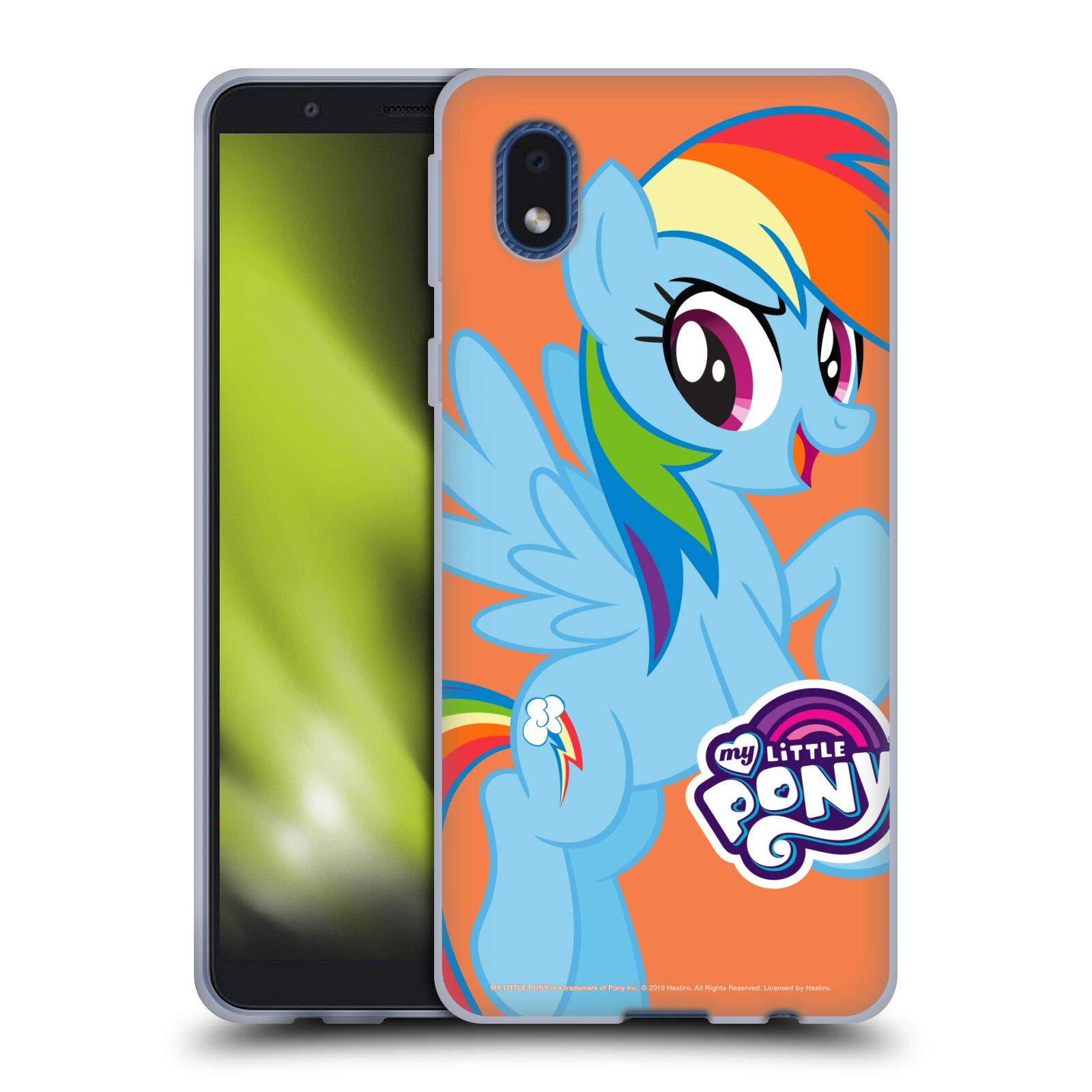 Officially Licensed My Little Pony Rainbow Dash Soft Gel Case for Samsung Galaxy A01 Core (2020) - Cute Protective Phone Cover for Kids & Fans, Perfect for School, Travel & Everyday Use