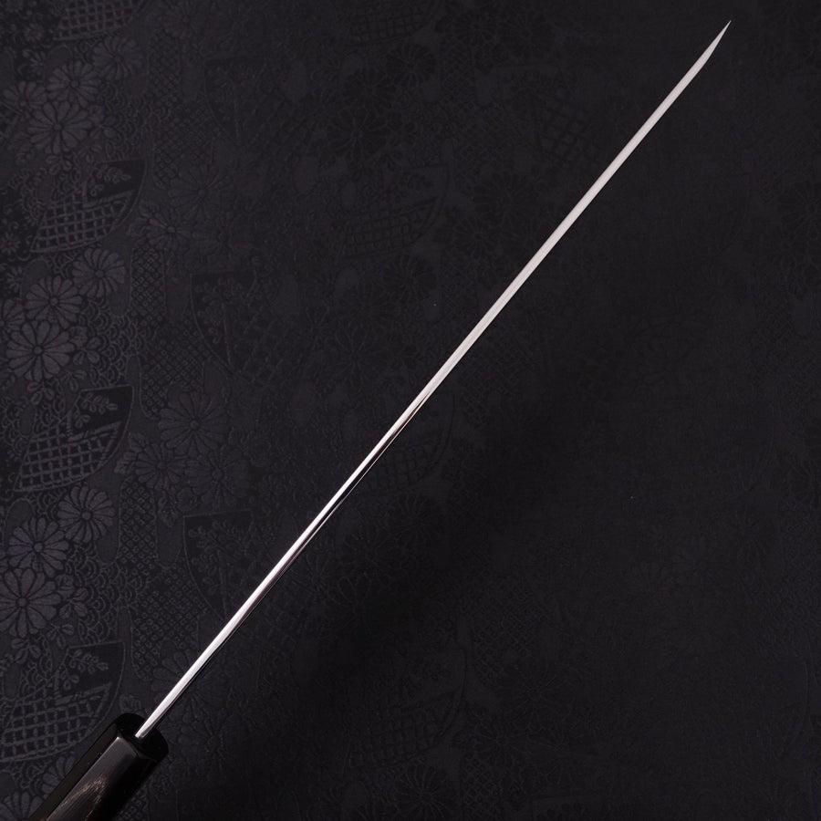 Premium Sakimaru Takohiki Japanese Knife - White Steel #2 Moon Fuji Water Honyaki with Buffalo Ebony Handle - 270mm Chef's Knife for Sushi, Sashimi & Precision Cutting