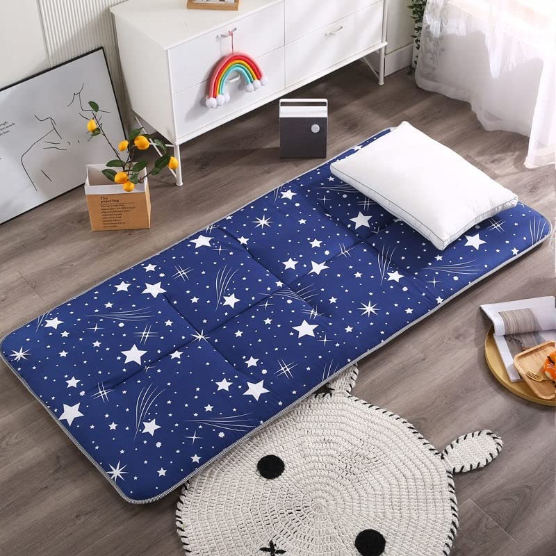 Japanese Floor Futon Mattress - Foldable Tatami Mat for Camping, Kids Bed, Lounger & Guest Bed - Portable Twin Size (0.7x1.8m) - Perfect for Small Spaces, Sleepovers & Outdoor Adventures