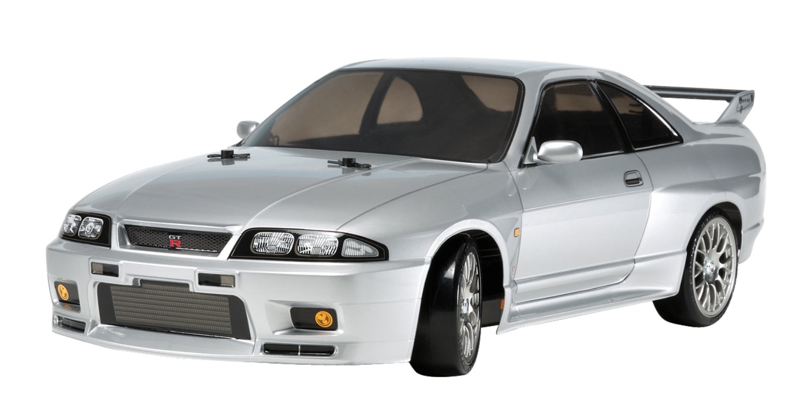 Tamiya 1:10 Scale Nissan Skyline GT-R R33 (TT-02D) Radio Controlled RC Car Model Kit 300058604 - Perfect for Drifting, Racing & Collecting