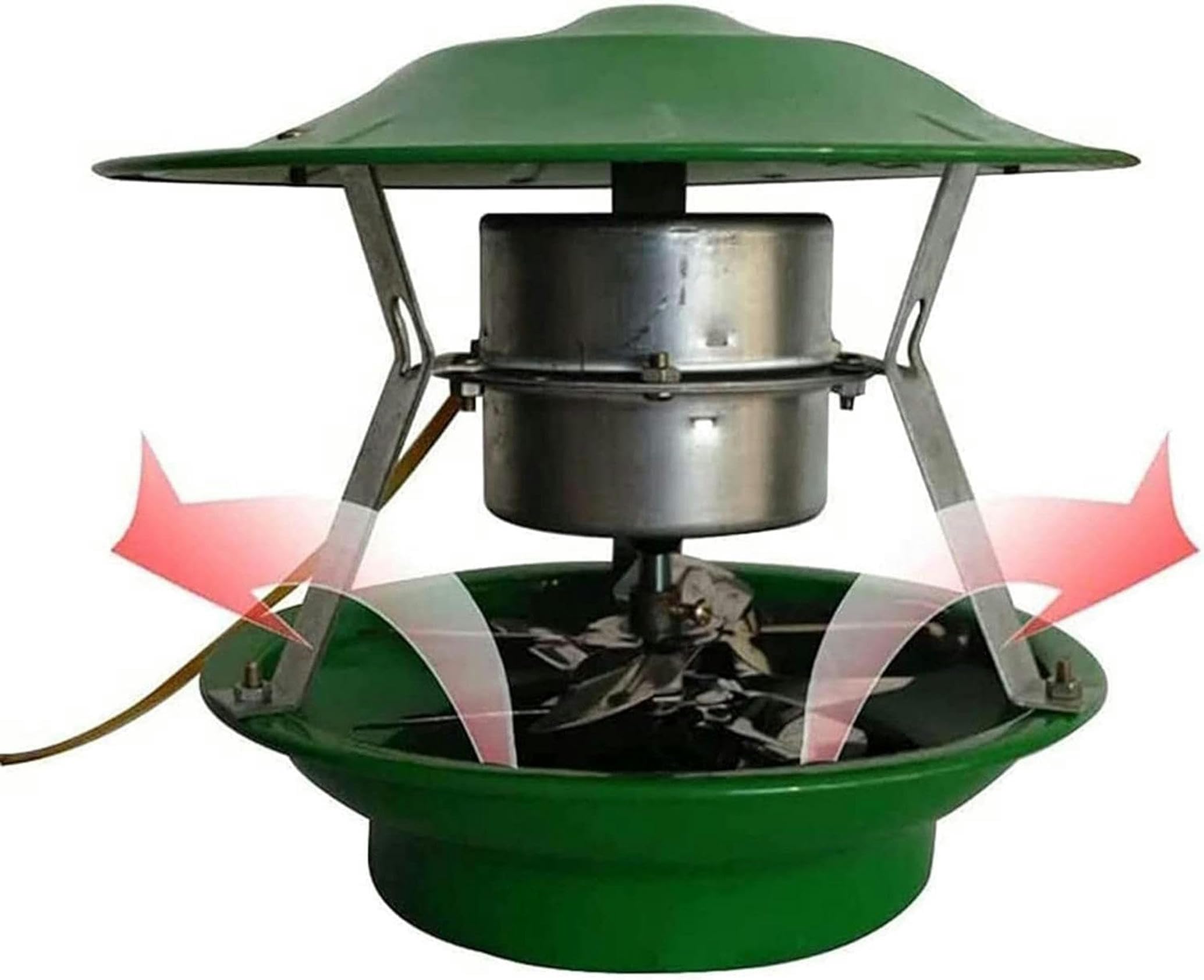 Electric Chimney Smoke Extractor & Fireplace Exhaust Fan - Efficient Fireplace Ventilation Pump for Home & Kitchen Use | Perfect for Fireplace Smoke Removal & Air Circulation