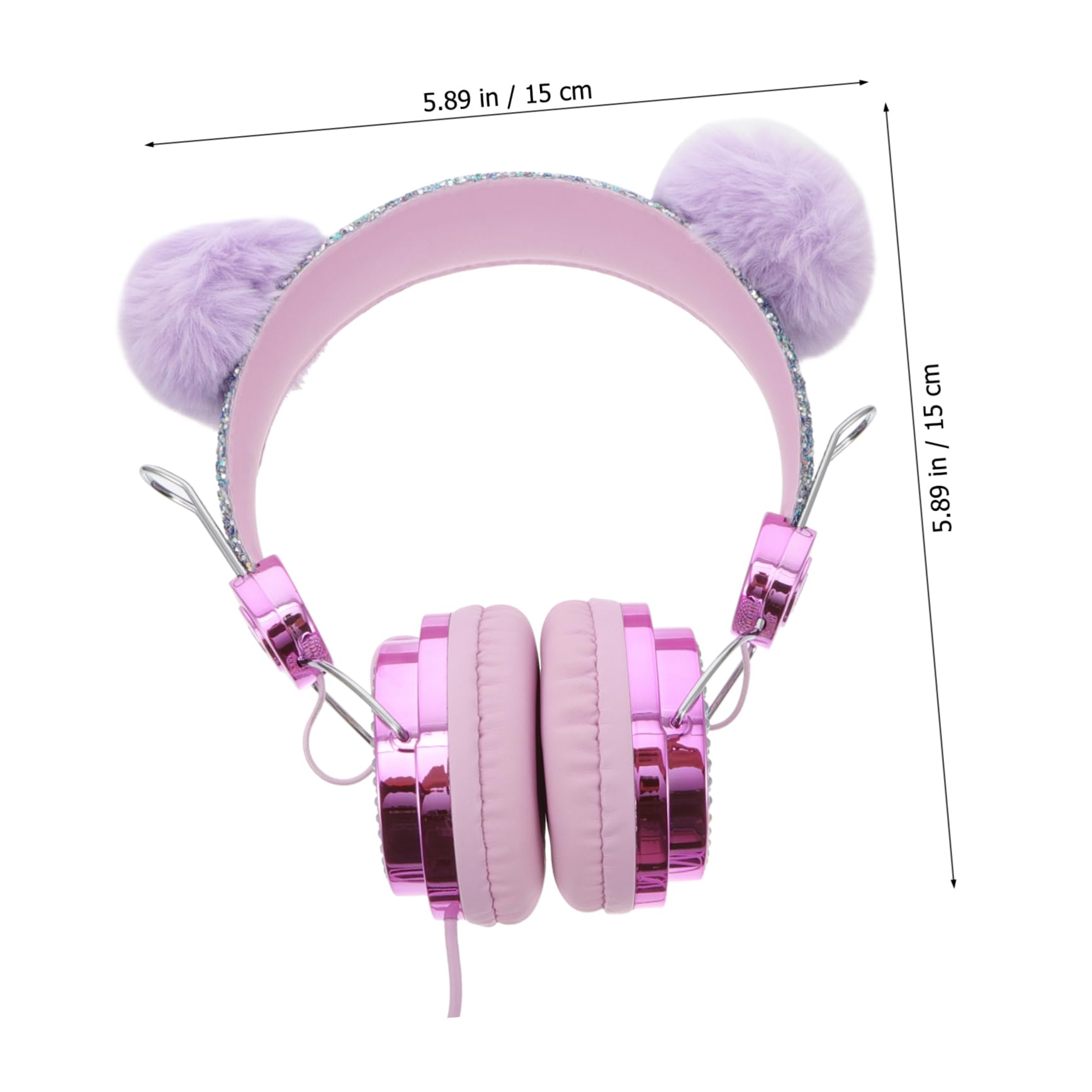 Gadpiparty 2 Pack Cat Ear Headphones for Kids - Cute Over-Ear Headset with Microphone for School, Travel, Gaming, and Music | Perfect Gift for Girls & Boys | Lightweight & Comfortable for Long Wear
