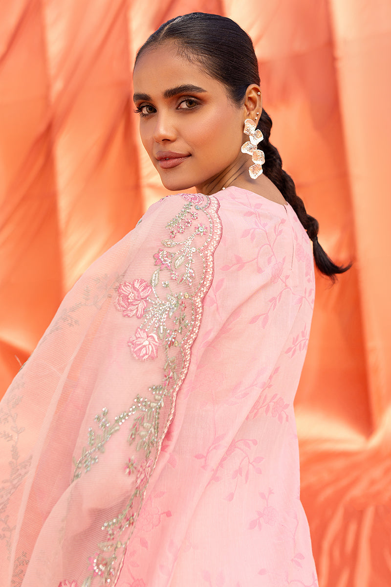 Stylish CLUSTER GLOW 3-Piece Cotton Jacquard Suit Set for Women | Elegant Formal Wear | Perfect for Office, Parties & Special Occasions