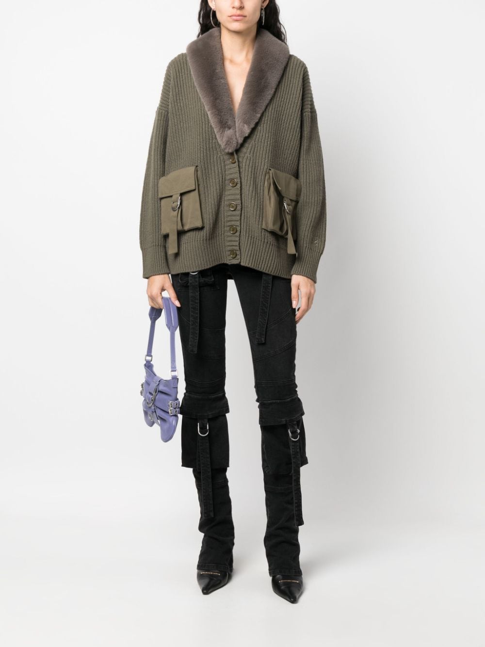 Blumarine Women's Green Jacket - Lightweight Fashion Outerwear for Spring & Fall | Perfect for Casual Outings, Office Wear & Travel