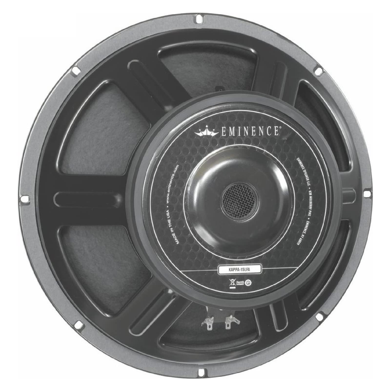 Eminence Kappa-15LFA 15 Inch 600W 8 Ohm Professional PA Speaker - High Power Audio for Live Music, DJ Performances & Stage Events (Black)