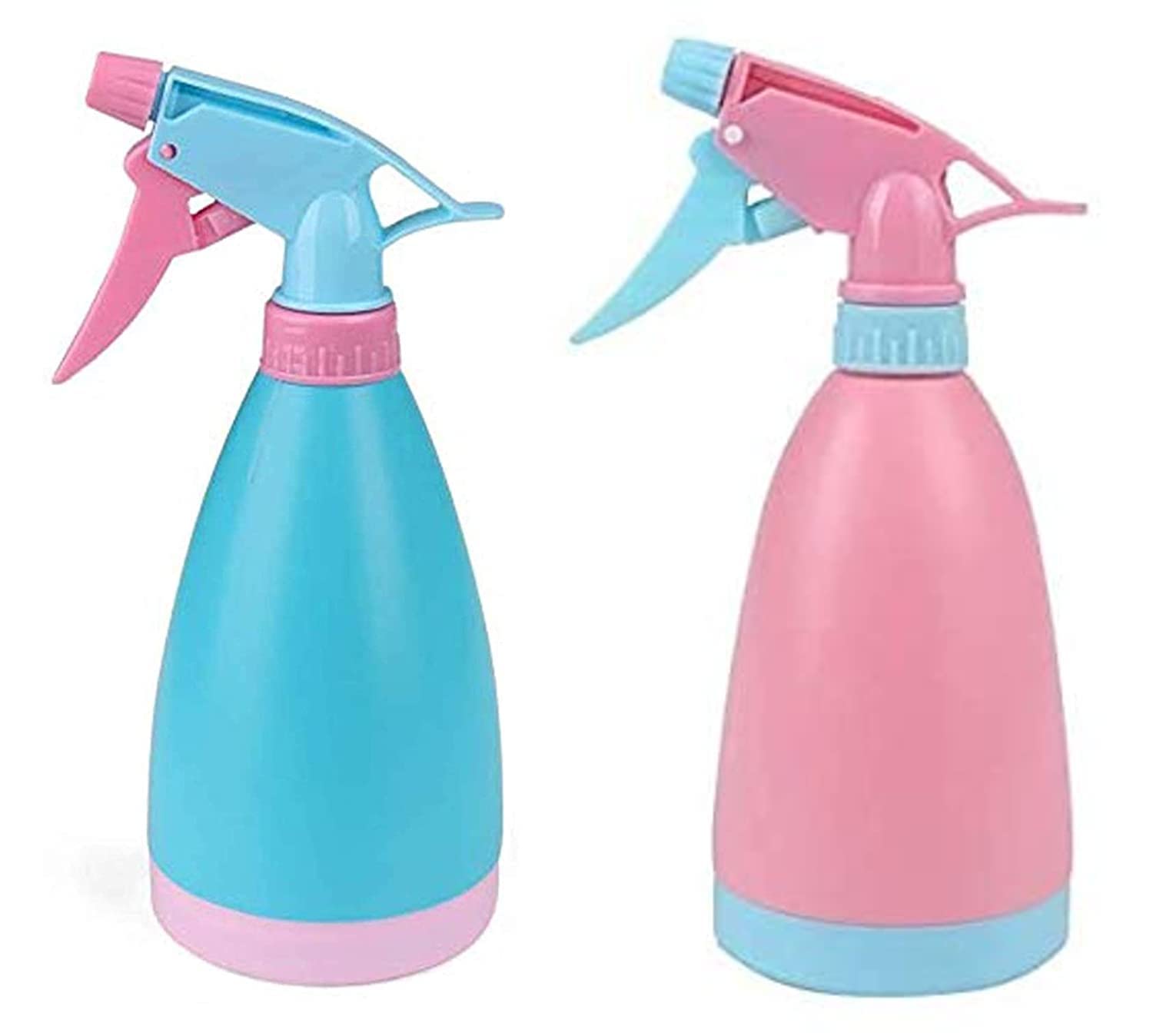 7Seas Continuous Fine Mist Hair Spray Bottle - Empty Water Mister for Curly Hair & Salon Use | Refillable Garden Spray Bottle for Plants (1Pcs, Multicolor) | Perfect for Hair Styling, Plant Care & Travel Essentials