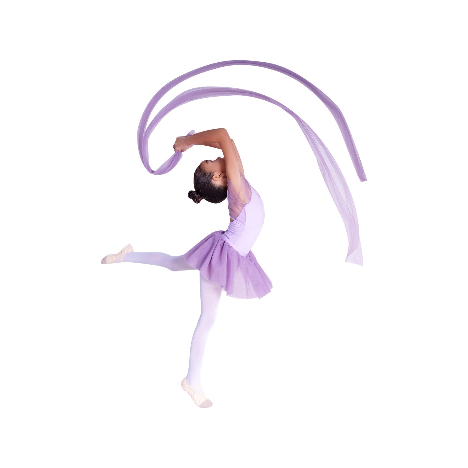 LIBREDGE Ballet Leotards for Girls - Toddler & Kids Dance Leotard with Skirt (2-12 Years) - Perfect for Ballet Class, Recital & Dance Performance