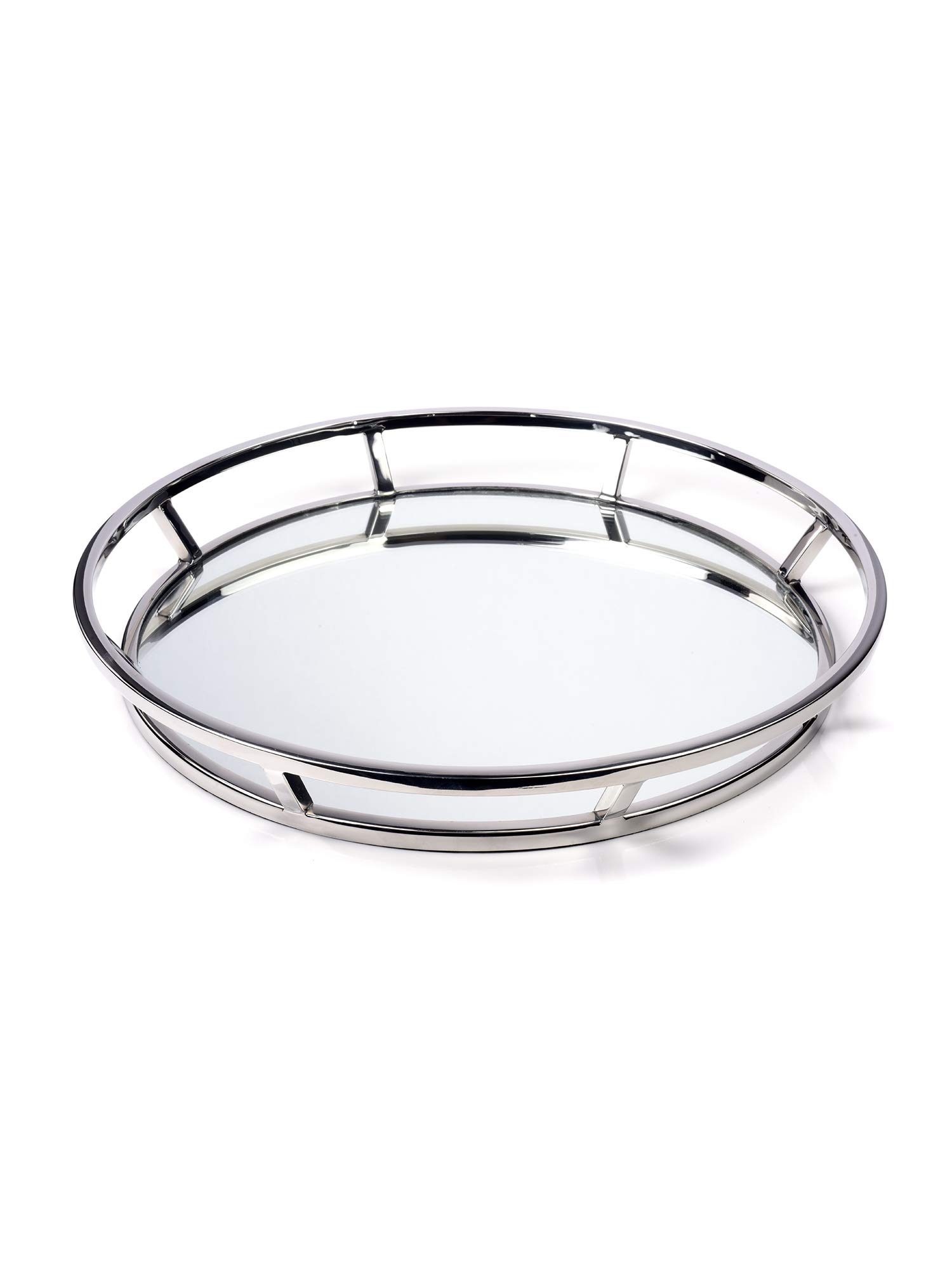 IMPULSE! Greenwich Medium Circle Mirror Tray - 16.5