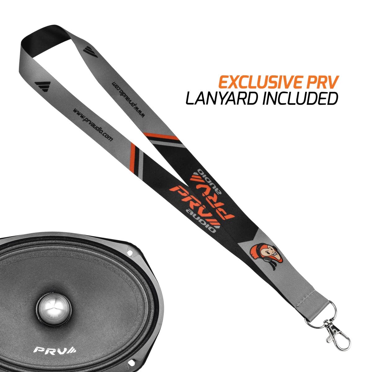 PRV Audio 6x9 Bullet Midrange Speakers - 500W Program Power, 4 Ohm High Performance Car Audio Loudspeakers (Pair) with Exclusive Lanyard - Perfect for Car Audio Upgrades & Professional Sound Systems