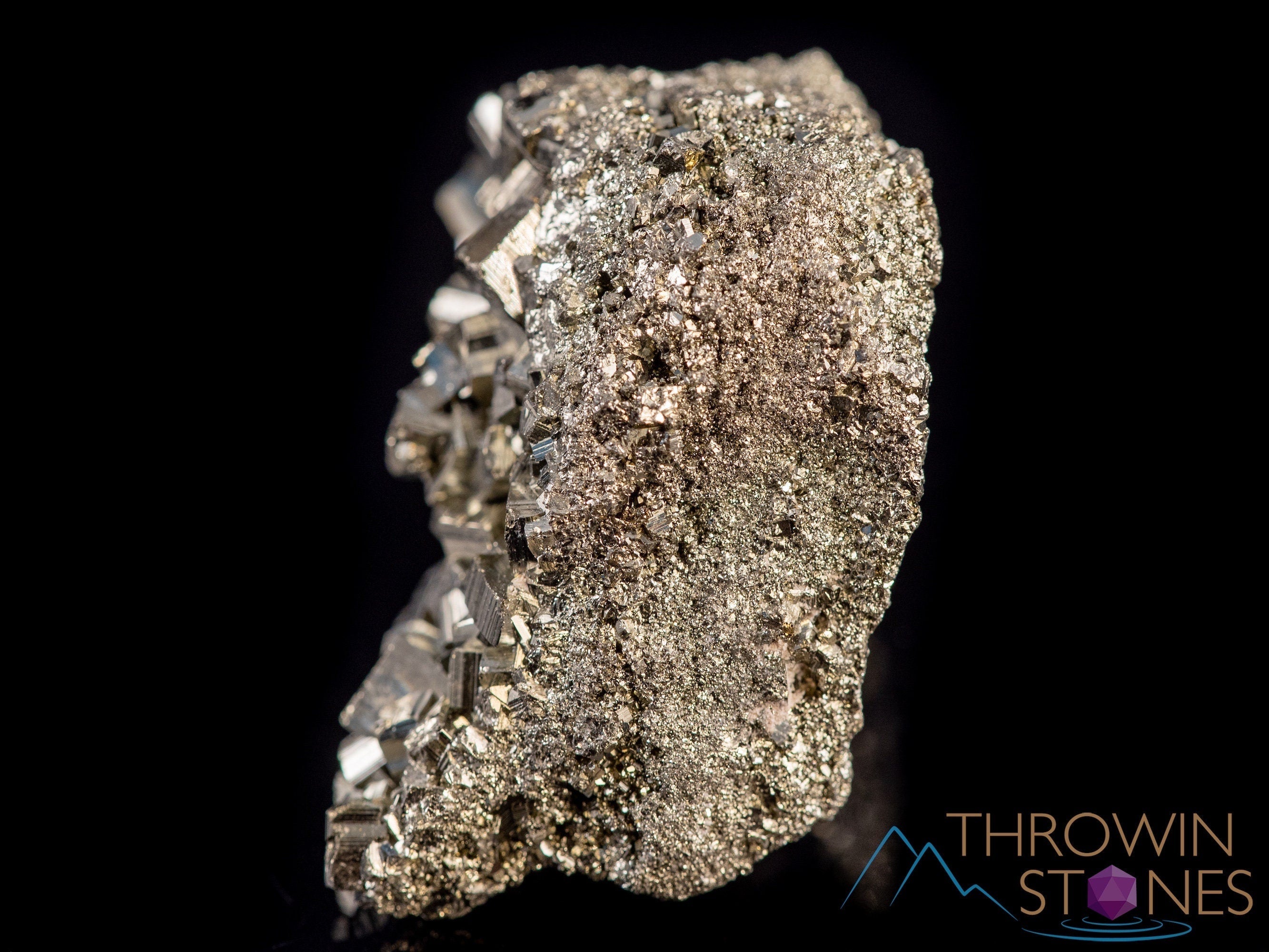 Natural Pyrite Raw Crystal Cluster - Healing Stone for Home Decor, Feng Shui, Meditation & Housewarming Gift | Perfect for Office Desk, Living Room & Spiritual Space