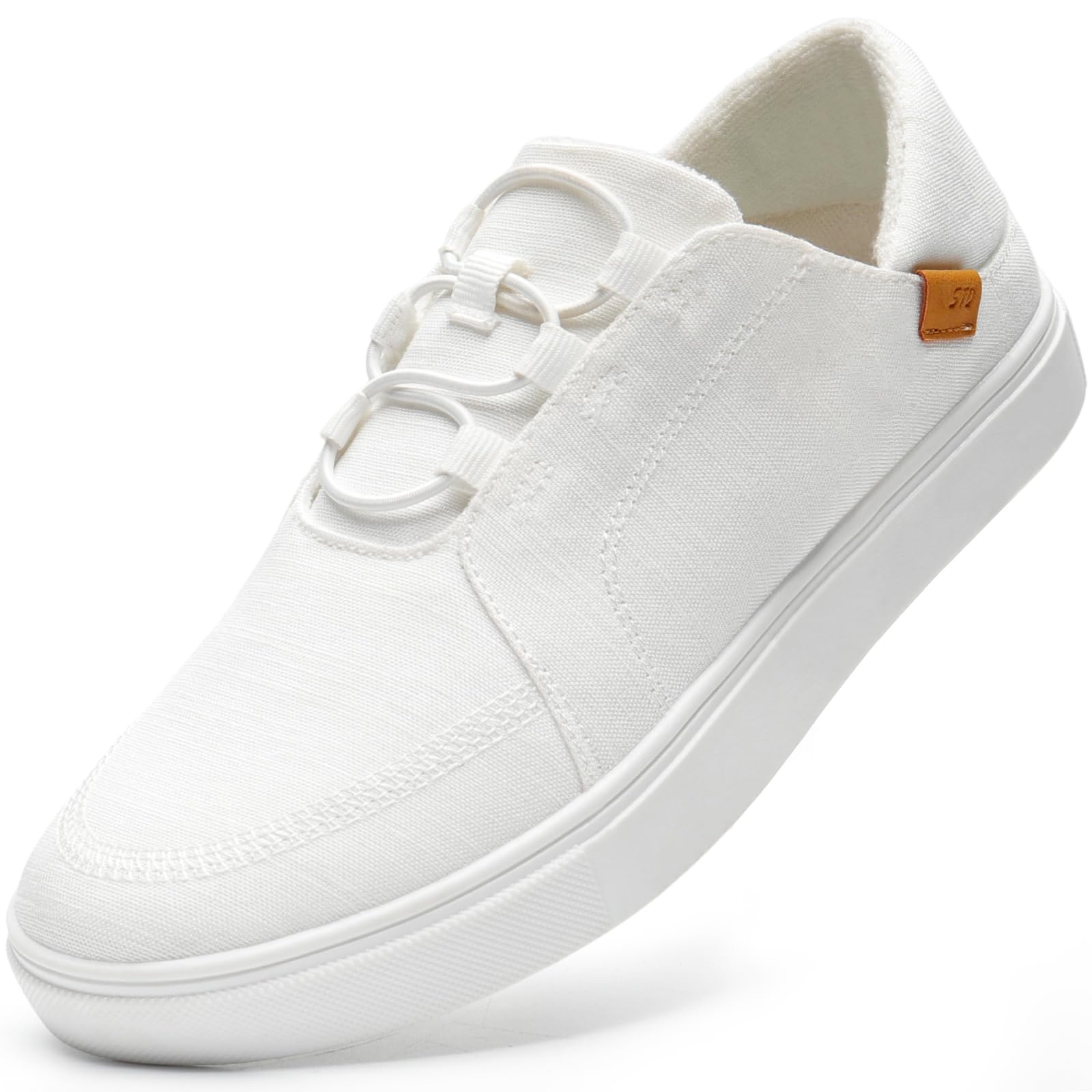 STQ Women's Slip On Casual Shoes - Lightweight Canvas Sneakers with Memory Foam Comfort Loafers | Perfect for Walking, Travel & Everyday Wear