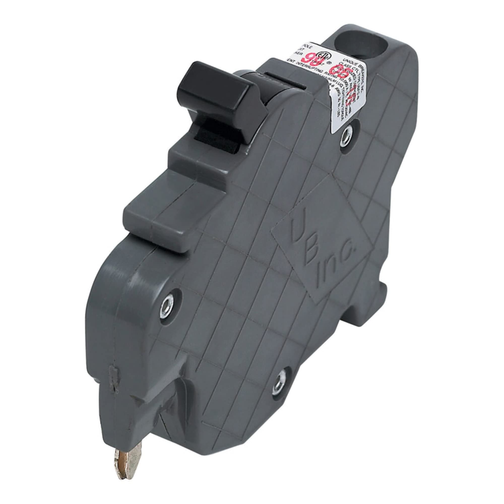 Federal Pacific Electric Stab-Lok NC120 Replacement Circuit Breaker - 20 Amp, Gray - Compatible with Connecticut Electric UBIF020N - Perfect for Home Electrical Panel Upgrades & Safety Maintenance