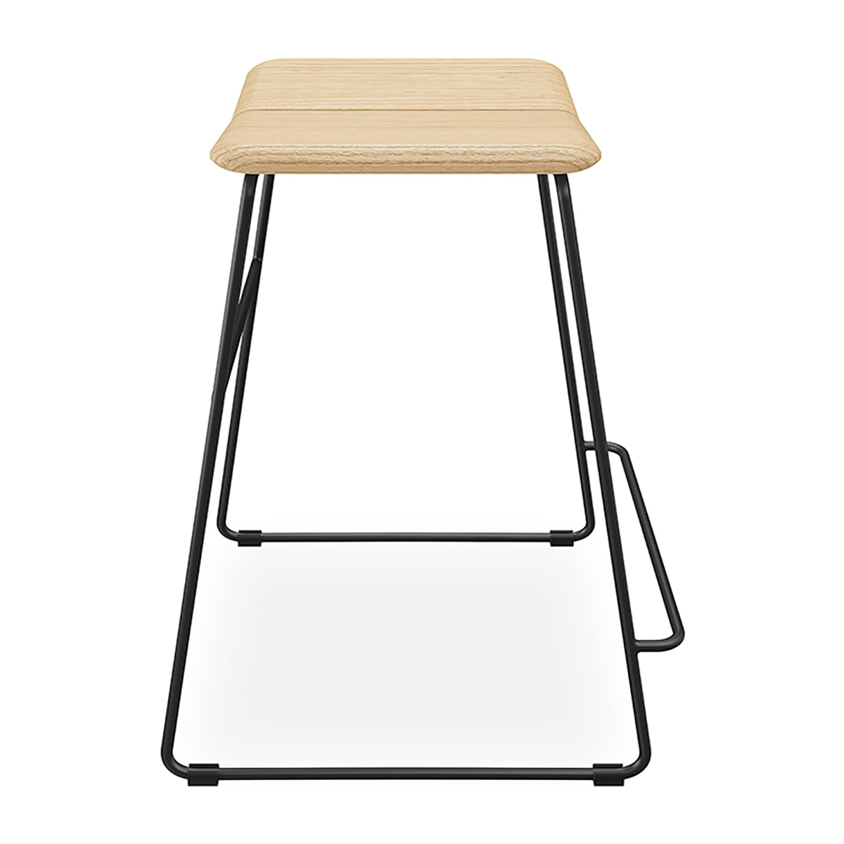 Gus Modern Aero Bar Stool - Adjustable Height Counter Stool for Kitchen Island, Dining & Home Bar - Contemporary Design with Comfortable Seat