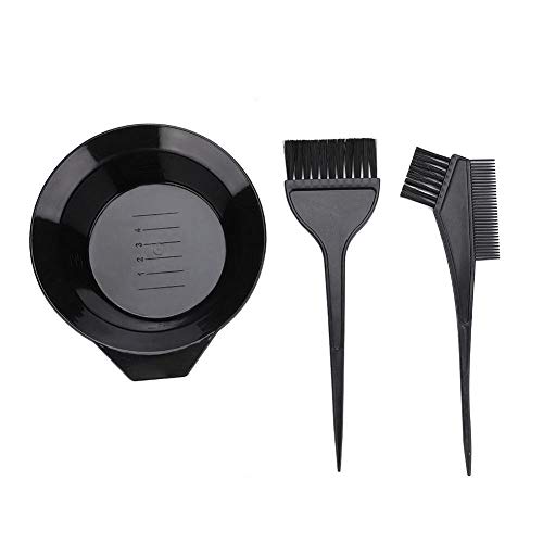 Professional Hair Dye Brush and Bowl Set - 3 Piece Salon-Grade Coloring Tools for Home & Salon Use - Perfect for DIY Hair Coloring, Highlights, Perms & Balayage