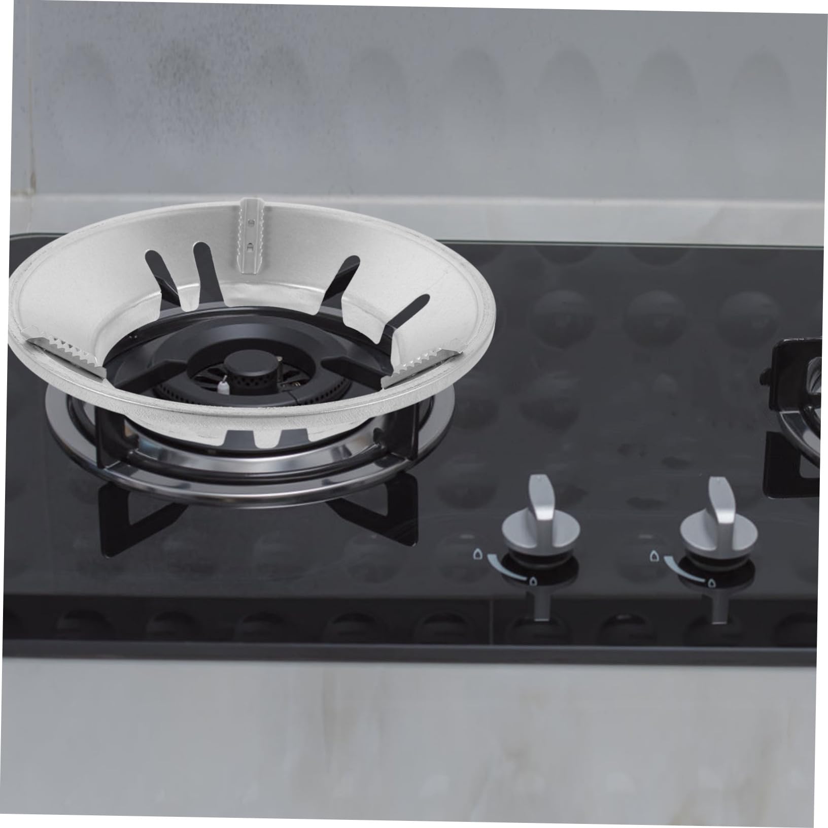 PRETYZOOM 2-Pack Cast Iron Stove Cover & Windshield - Fireplace Hood for Wood Burning Stoves, Energy Efficient Camping & Outdoor Cooking Accessories - Perfect for Backyard BBQs, Patio Fire Pits & RV Adventures