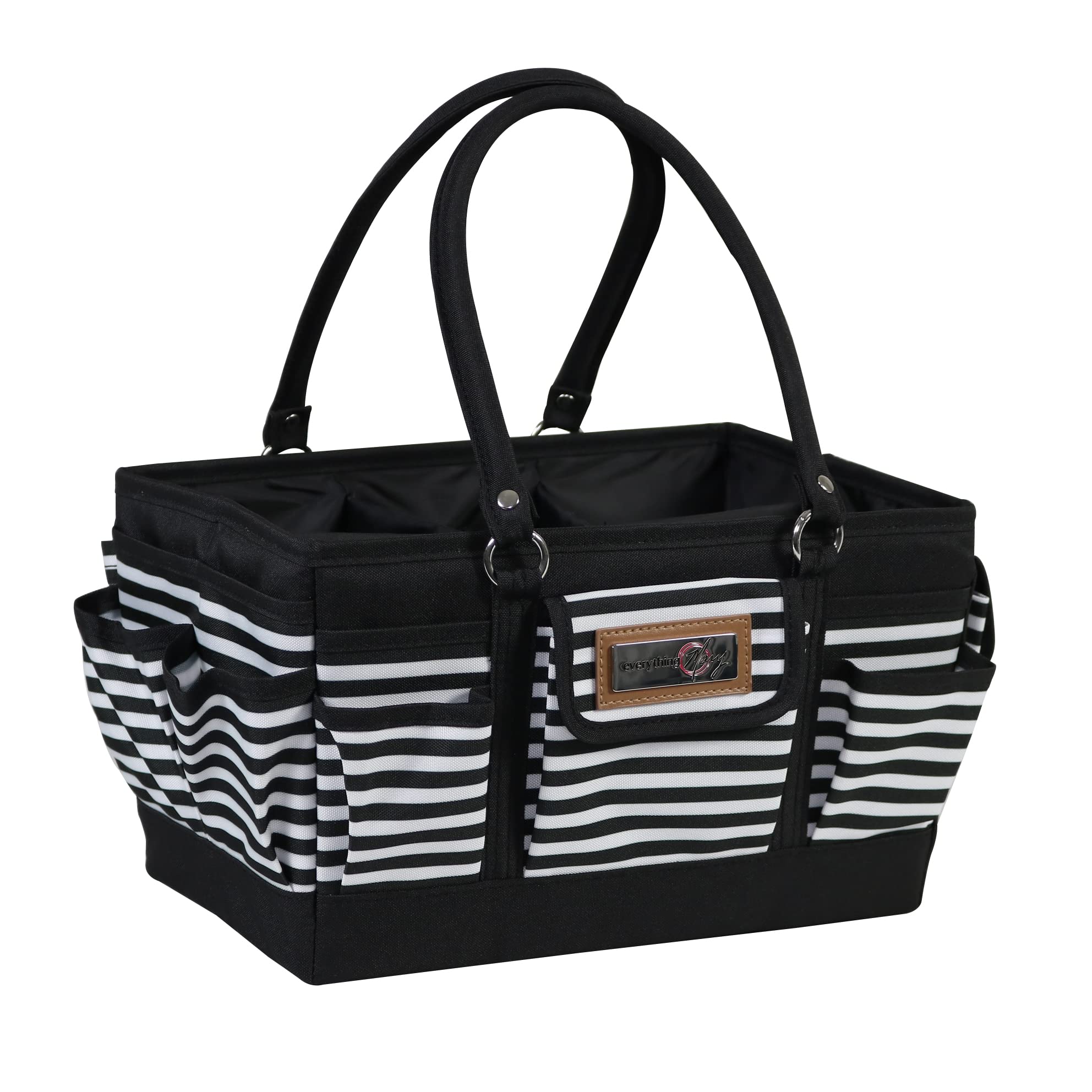 Everything Mary Deluxe Collapsible Storage Organizer with Handles - Multi-Purpose Foldable Tote for Diapers, Toys, Office Supplies & Home Organization | Perfect for Nursery, Travel, Craft Room & Daily Essentials