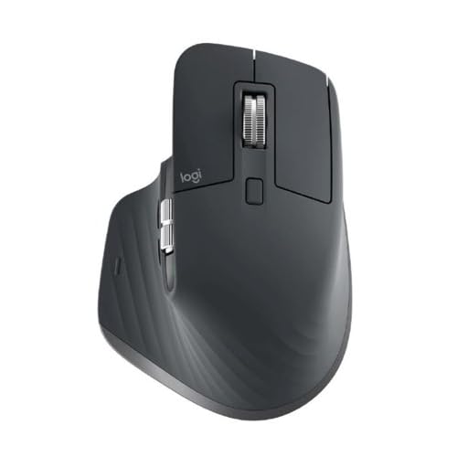 Logitech MX Master 3 Advanced Wireless Mouse & 4-Port USB Hub Bundle - Premium Productivity Combo for Office Work, Video Editing & Multi-Device Setup