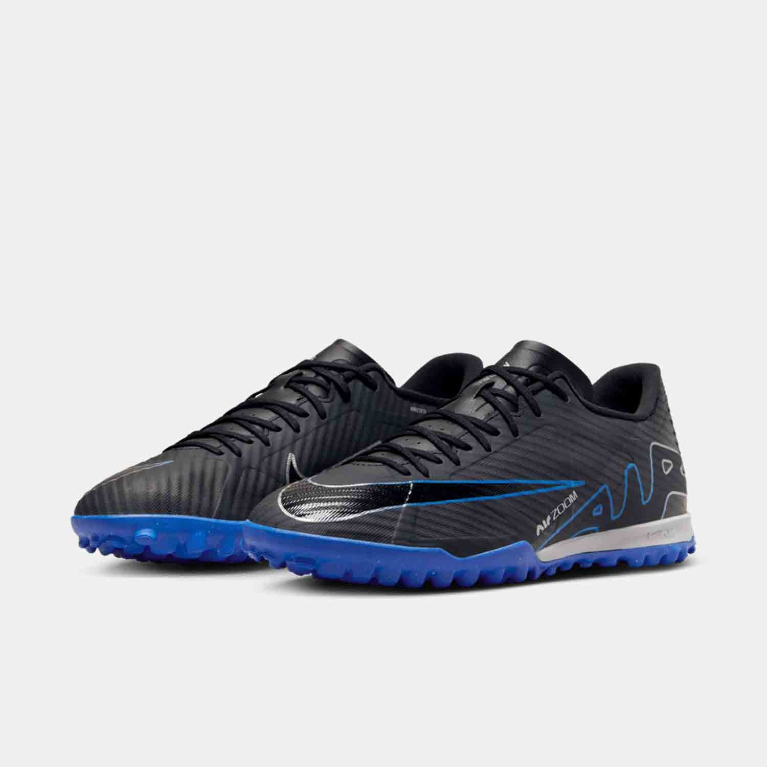 Nike Mercurial Vapor 15 Academy TF Turf Soccer Cleats - Lightweight Football Shoes for Artificial Grass & Indoor Soccer Training