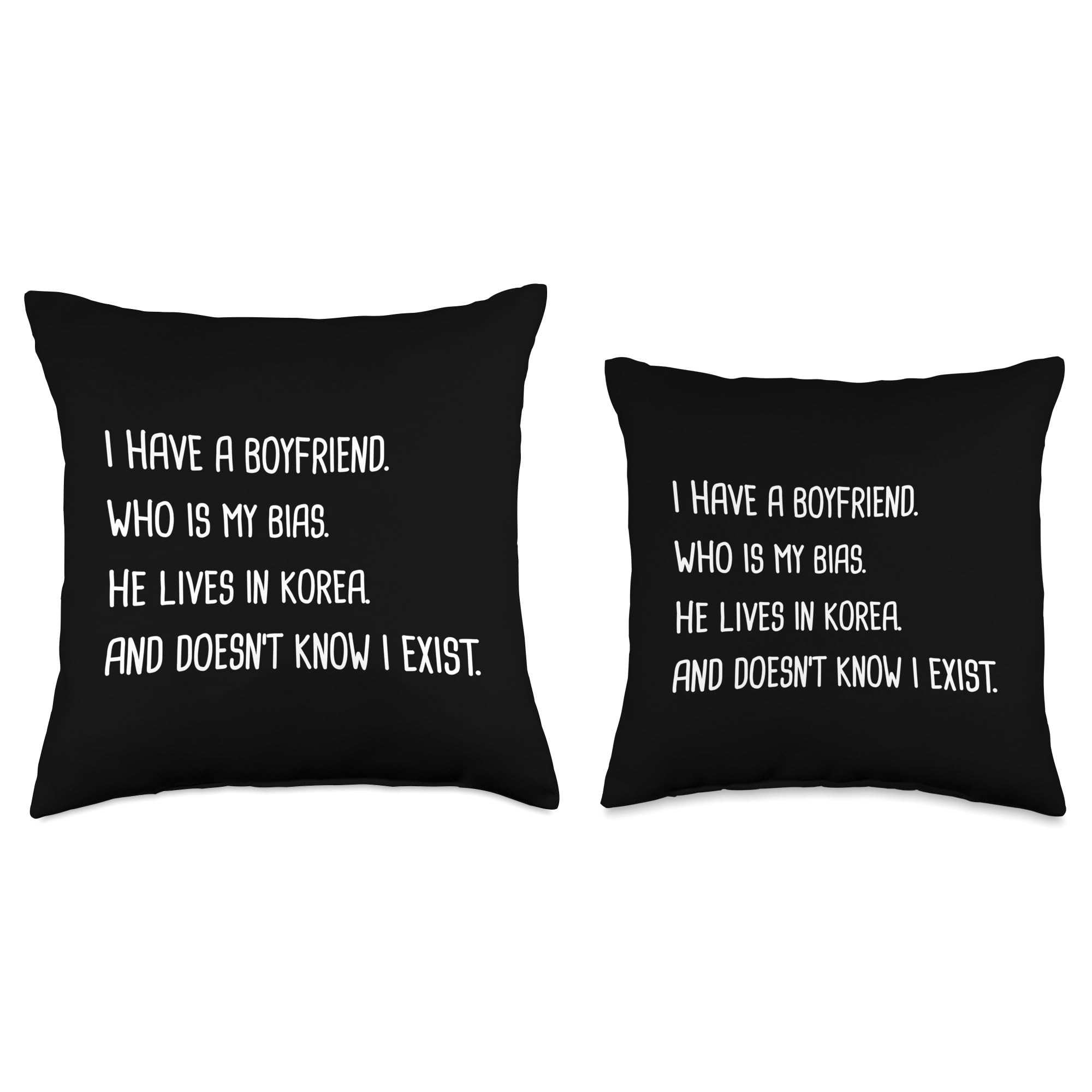 Trendy Kpop Merchandise | Korean Fashion Clothes for Teen Girls | Cute Throw Pillow for Bedroom Decor & Kpop Fan Gifts