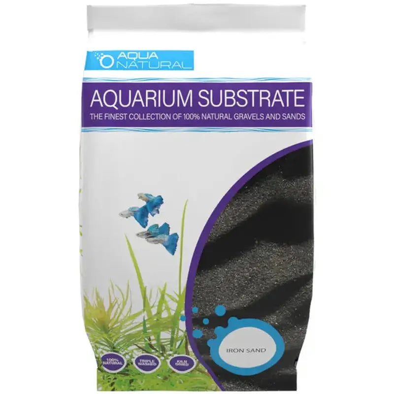 Aqua Natural Plant Iron Sand - Premium Aquatic Substrate for Healthy Plant Growth | Ideal for Aquariums, Terrariums & Planted Tanks
