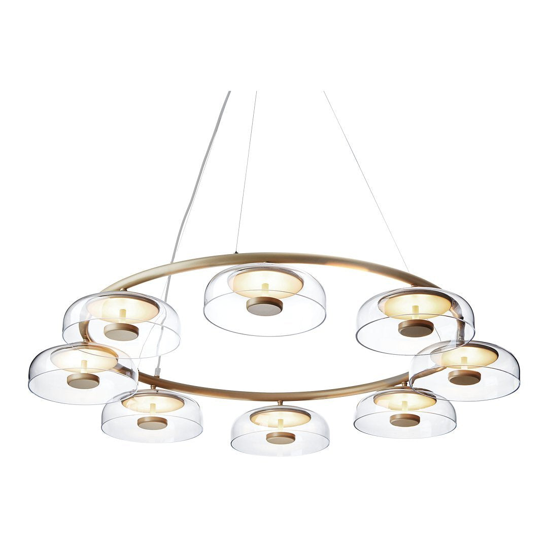 Blossi 8-Light Crystal Chandelier - Elegant Dining Room Lighting Fixture for Modern Home Decor | Perfect for Dining Room, Living Room & Bedroom Ceiling