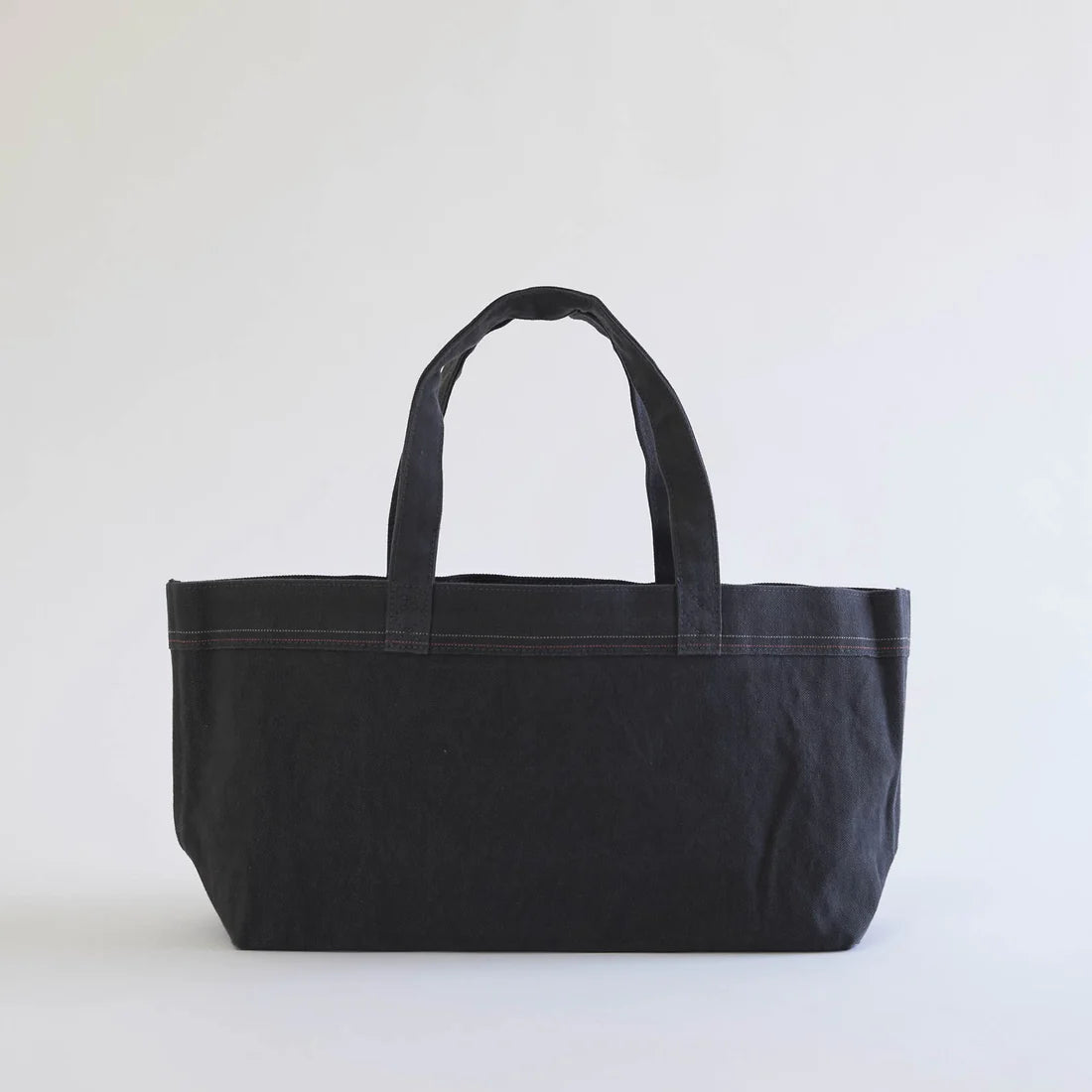 Kurashiki Hampu Selvedge Canvas Tote Bag in Sumi Iro (Ink Black) - Premium Japanese Canvas Tote for Work, Travel & Everyday Use