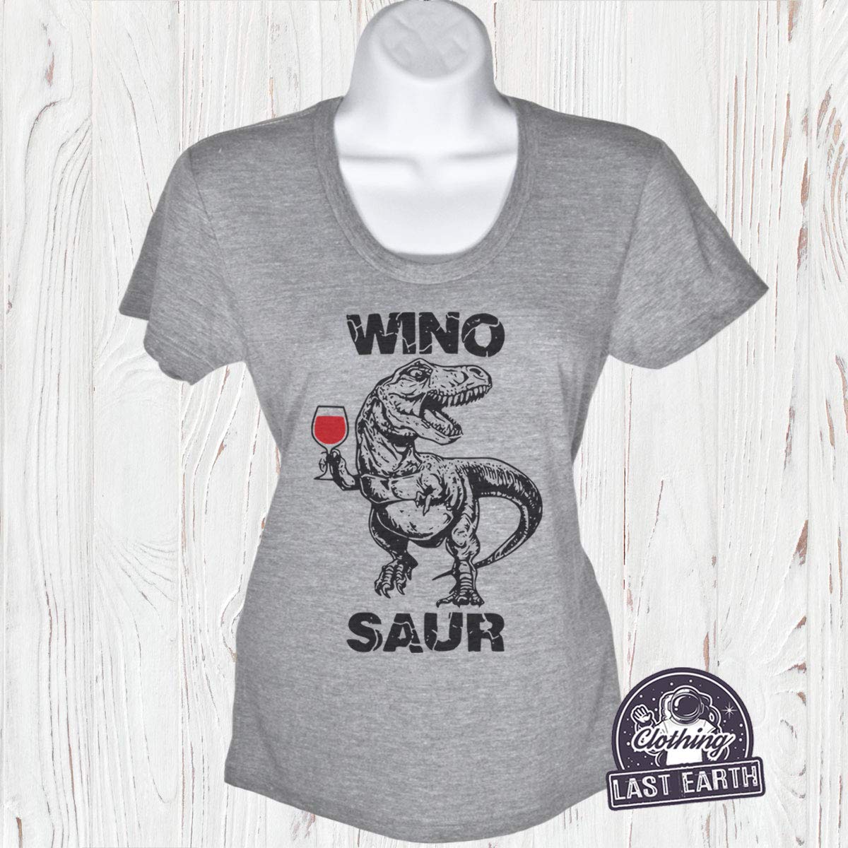 Winosaur Women's Racerback Tank Top - Funny Dinosaur Graphic Workout Shirt for Gym & Casual Wear | Perfect for Fitness, Yoga, and Everyday Humor