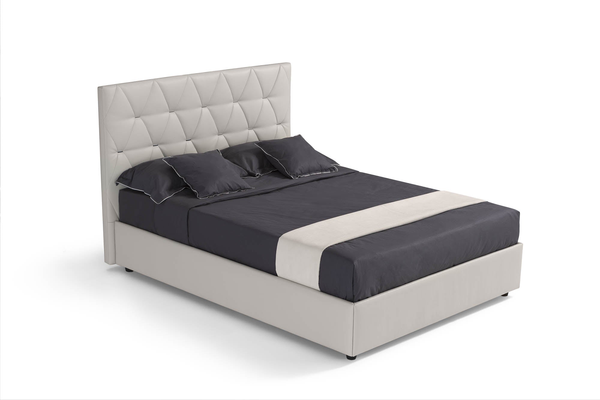 Novaluna Luxury Bed - Premium Italian-Made Bed Frame for Master Bedroom & Guest Room - Elegant & Durable Home Furniture for Modern Bedrooms