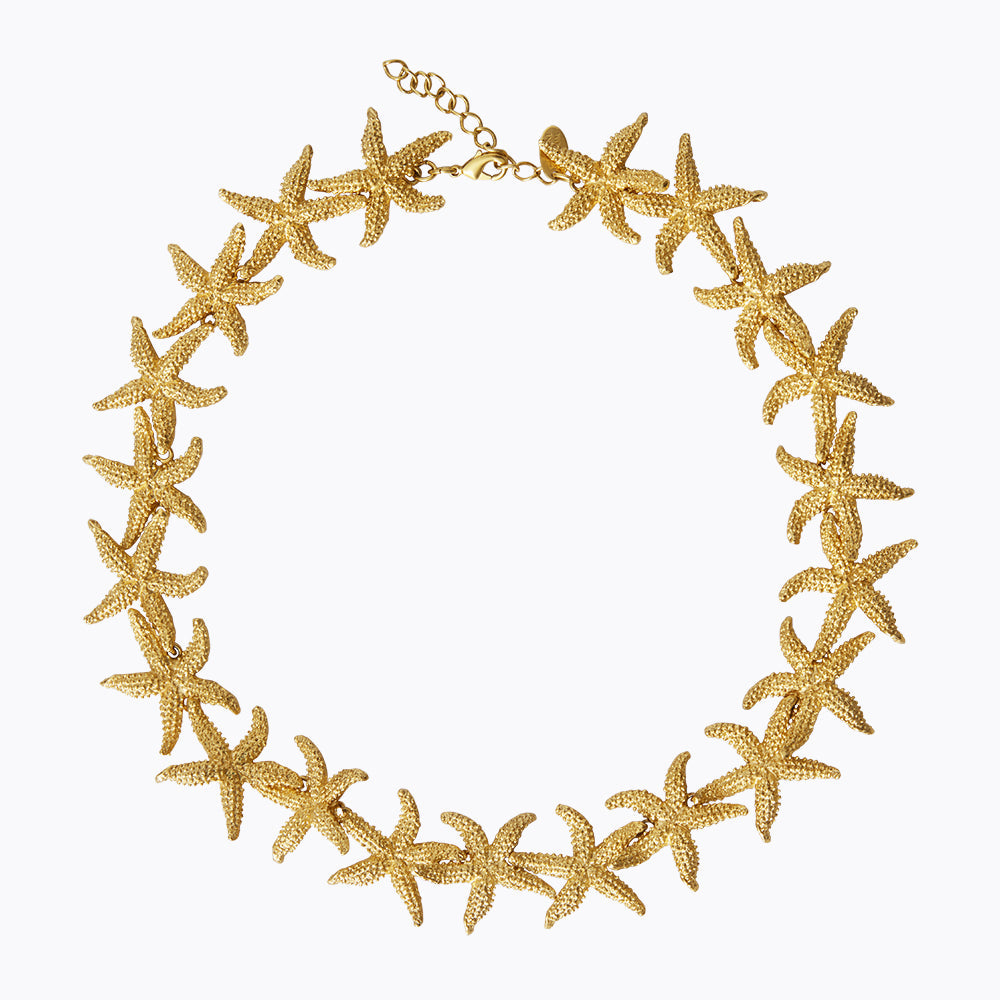 Elegant Sea Star Statement Necklace for Women - Boho Beach Jewelry Gift for Her | Perfect for Summer Vacations, Weddings & Date Nights
