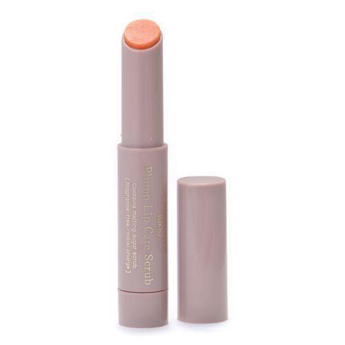 Canmake Tokyo Plump Lip Care Scrub - Sugar Lip Exfoliator 2.7g Clear Pink | Gentle Lip Treatment for Dry, Chapped Lips - Perfect for Daily Lip Care Routine & Makeup Prep